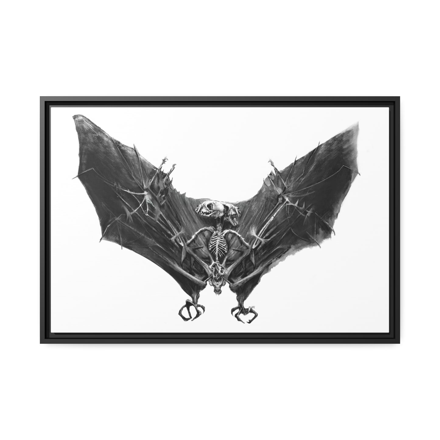 TheRemains Matte Canvas, Black Frame