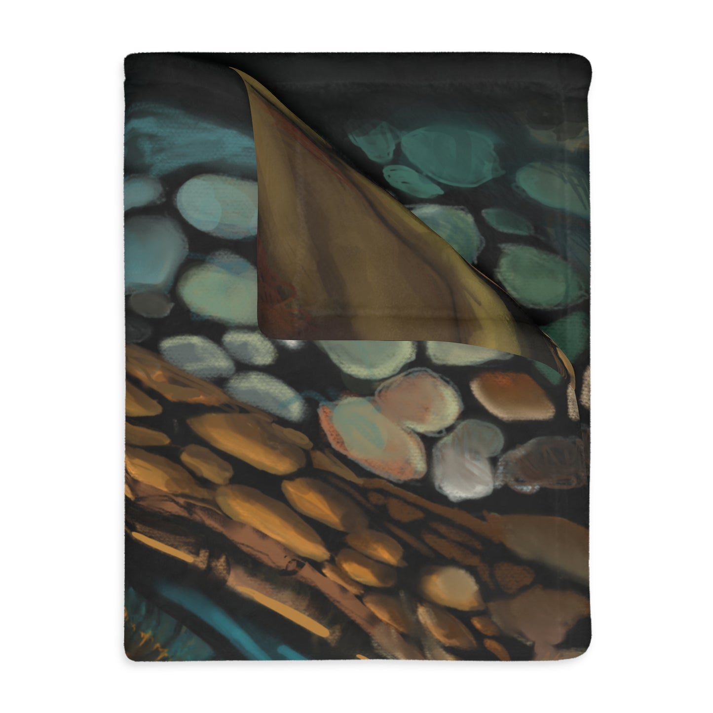 Ancient Eye Velveteen Minky Blanket (Two-sided print)