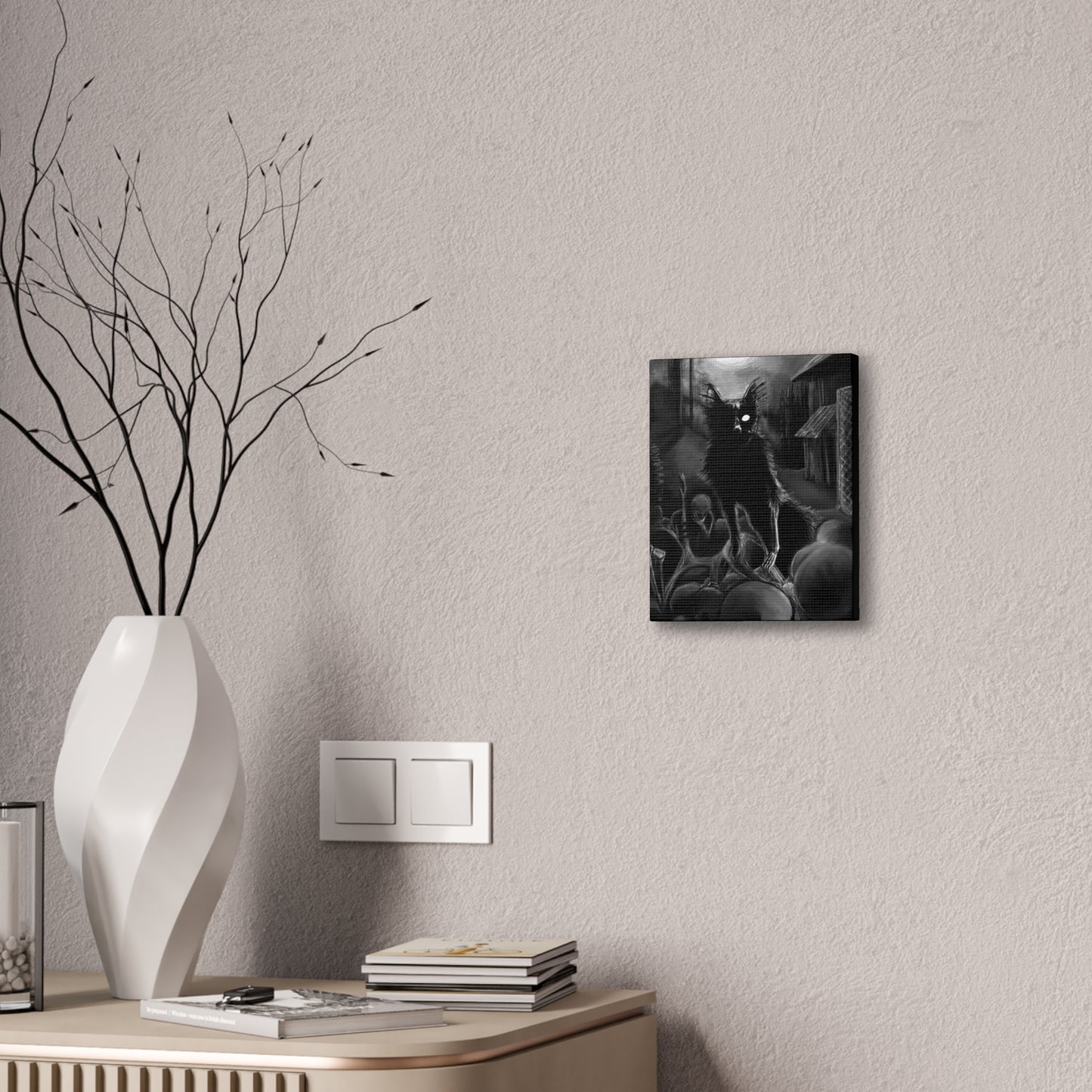 Accursed Canvas Stretched, 0.75"