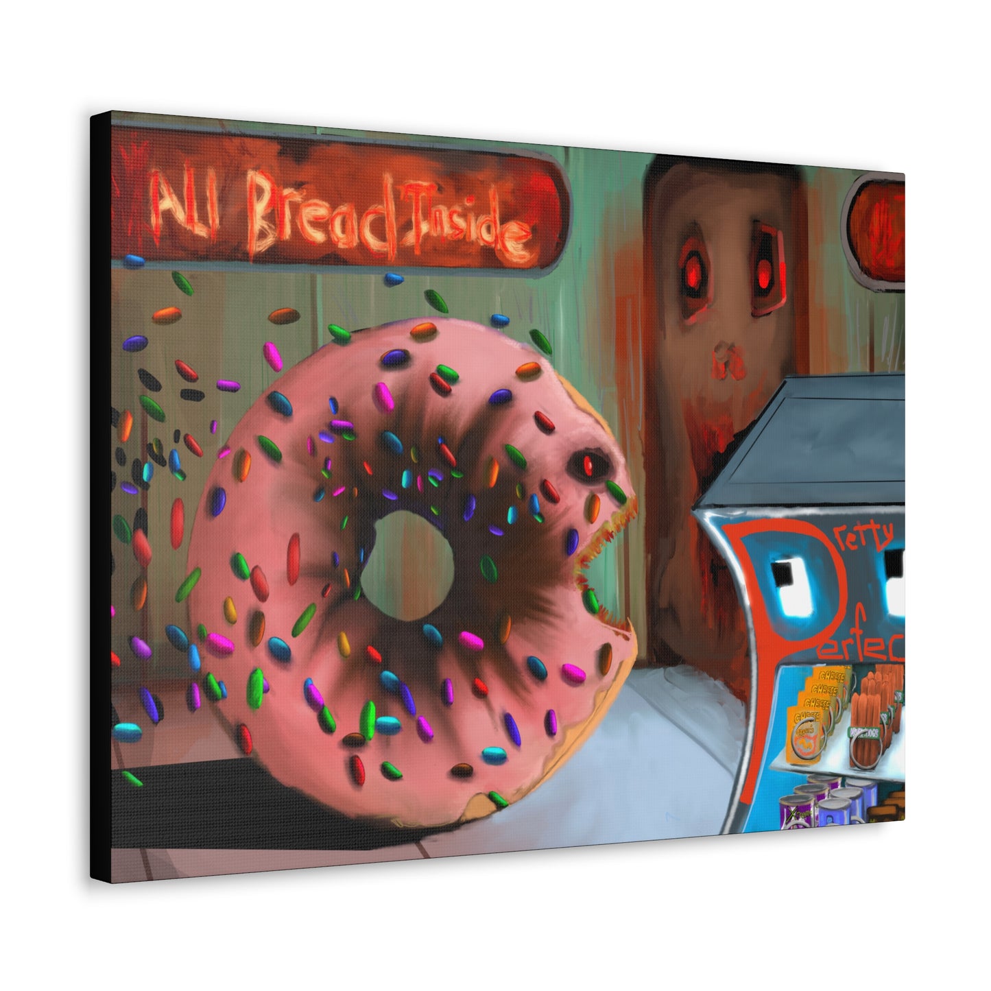 Baaad Donut! Canvas Gallery Wrap
