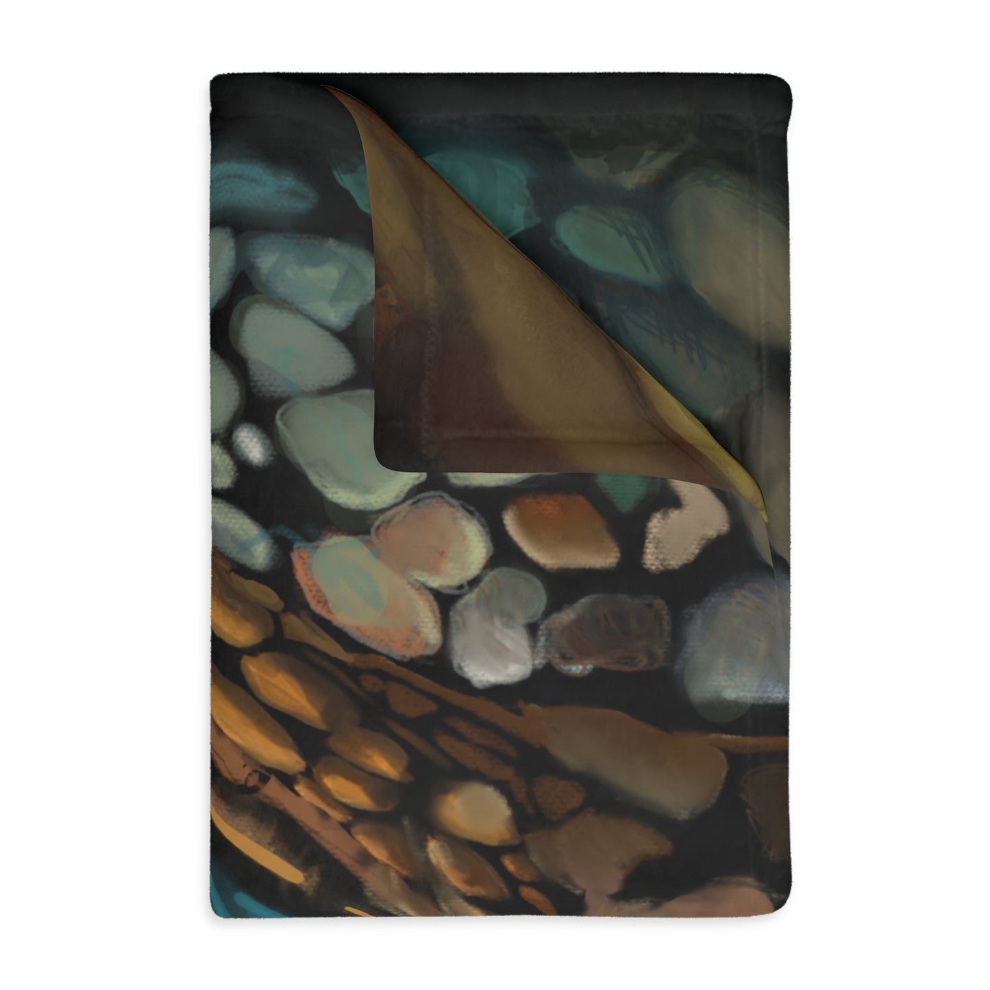Ancient Eye Velveteen Minky Blanket (Two-sided print)