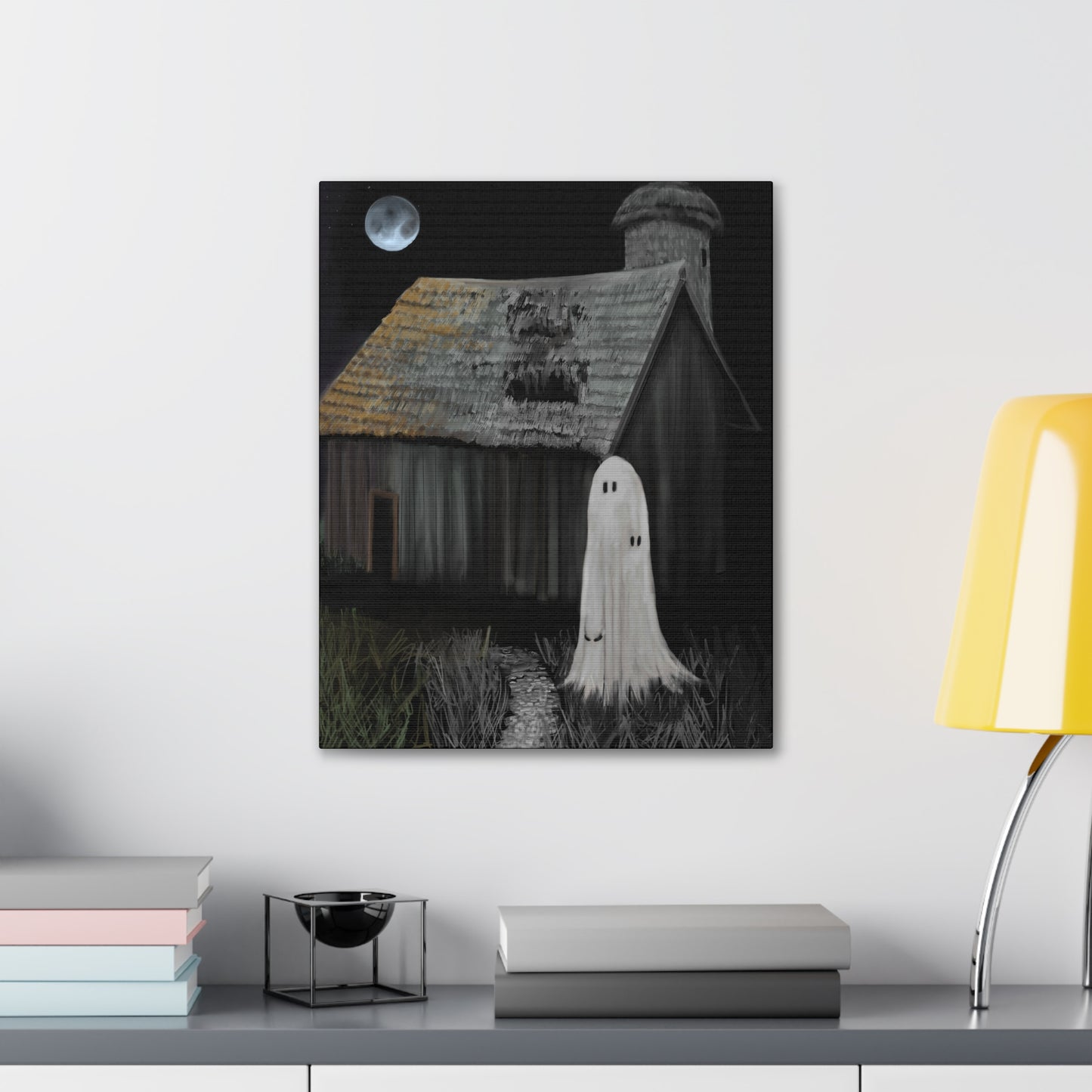 Haunted Barn Canvas Gallery Wrap