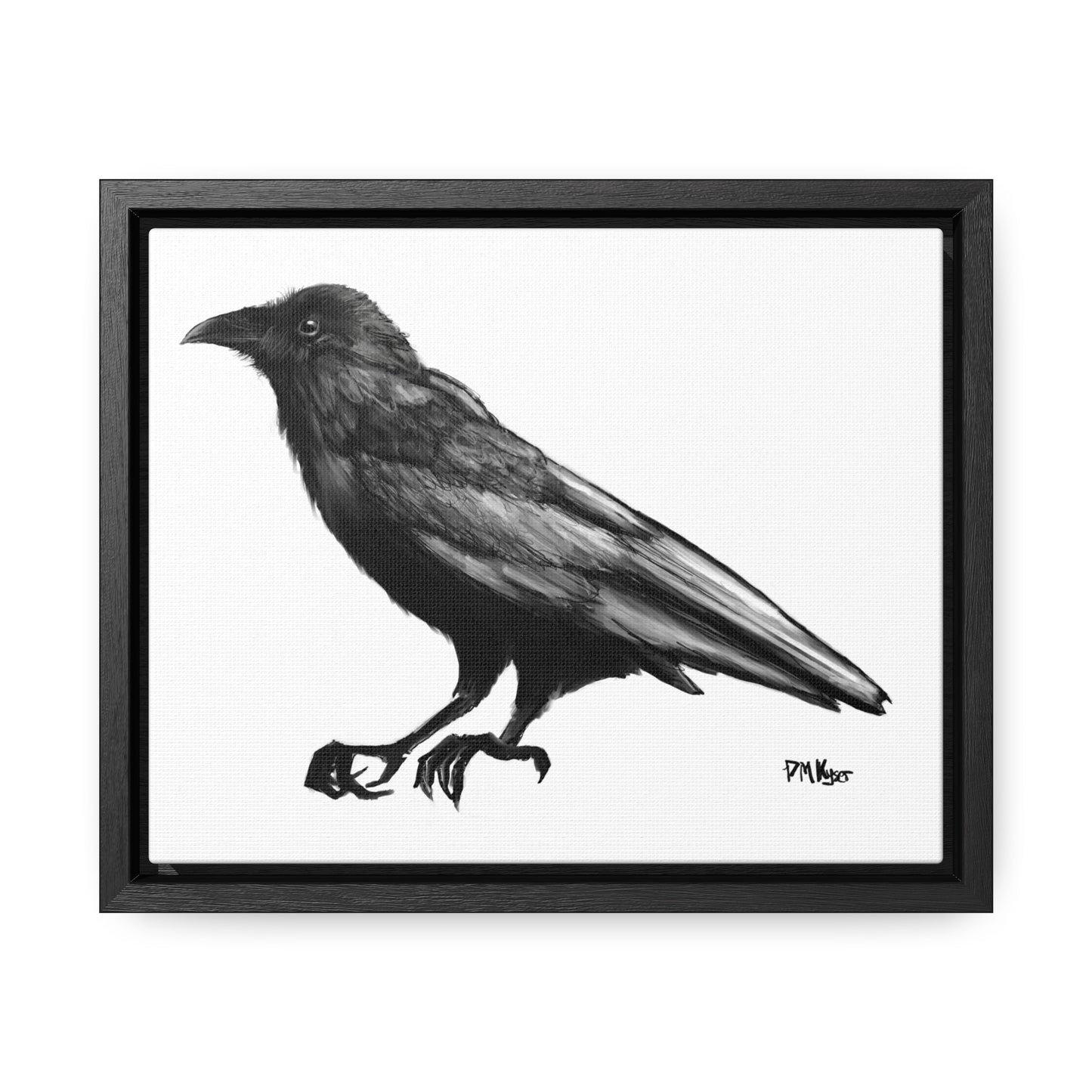 Raven Gallery Canvas Wrap, Horizontal Frame
