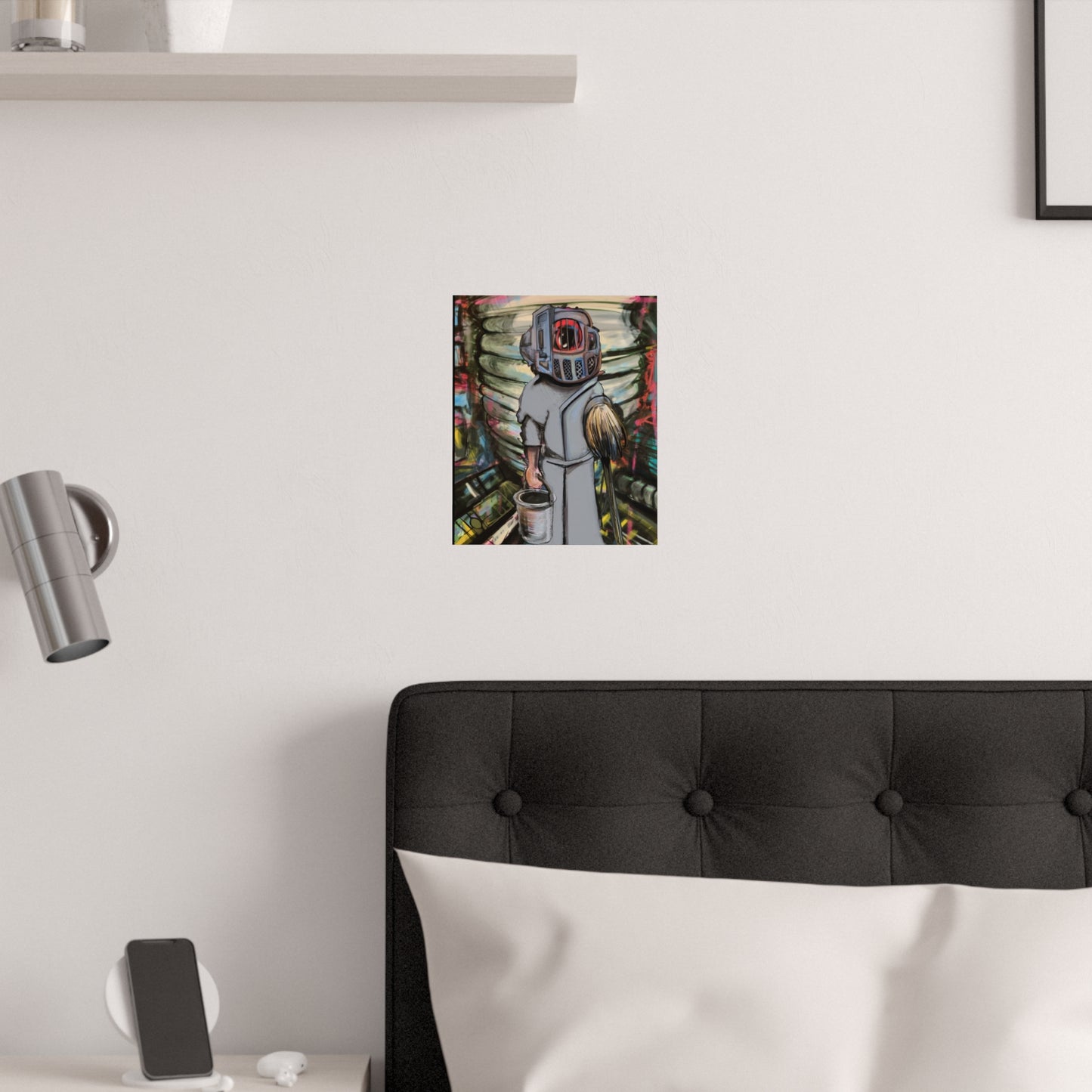 Space Janitor Satin Poster