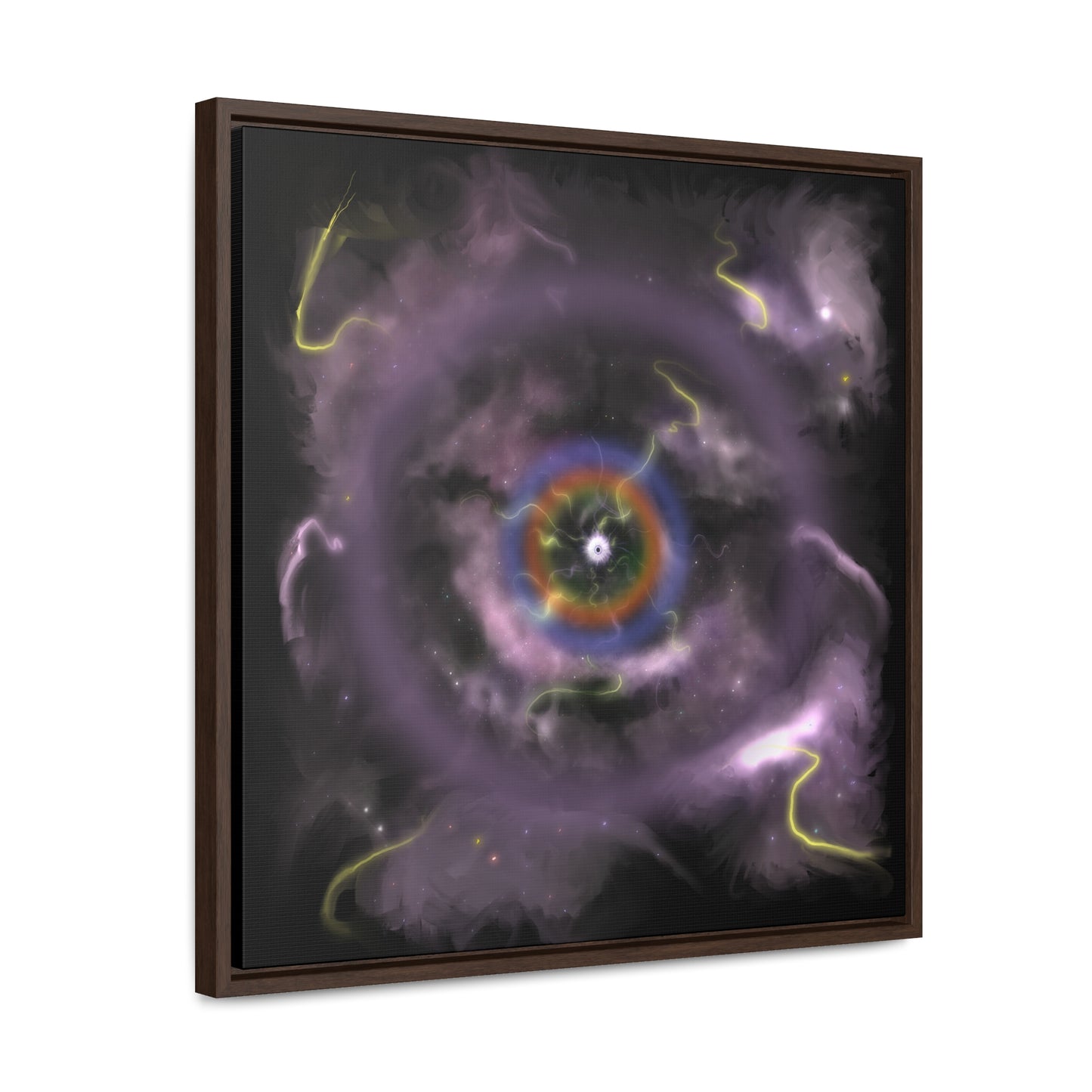 Eye of the Nebula Gallery Canvas Wrap With Square Frame