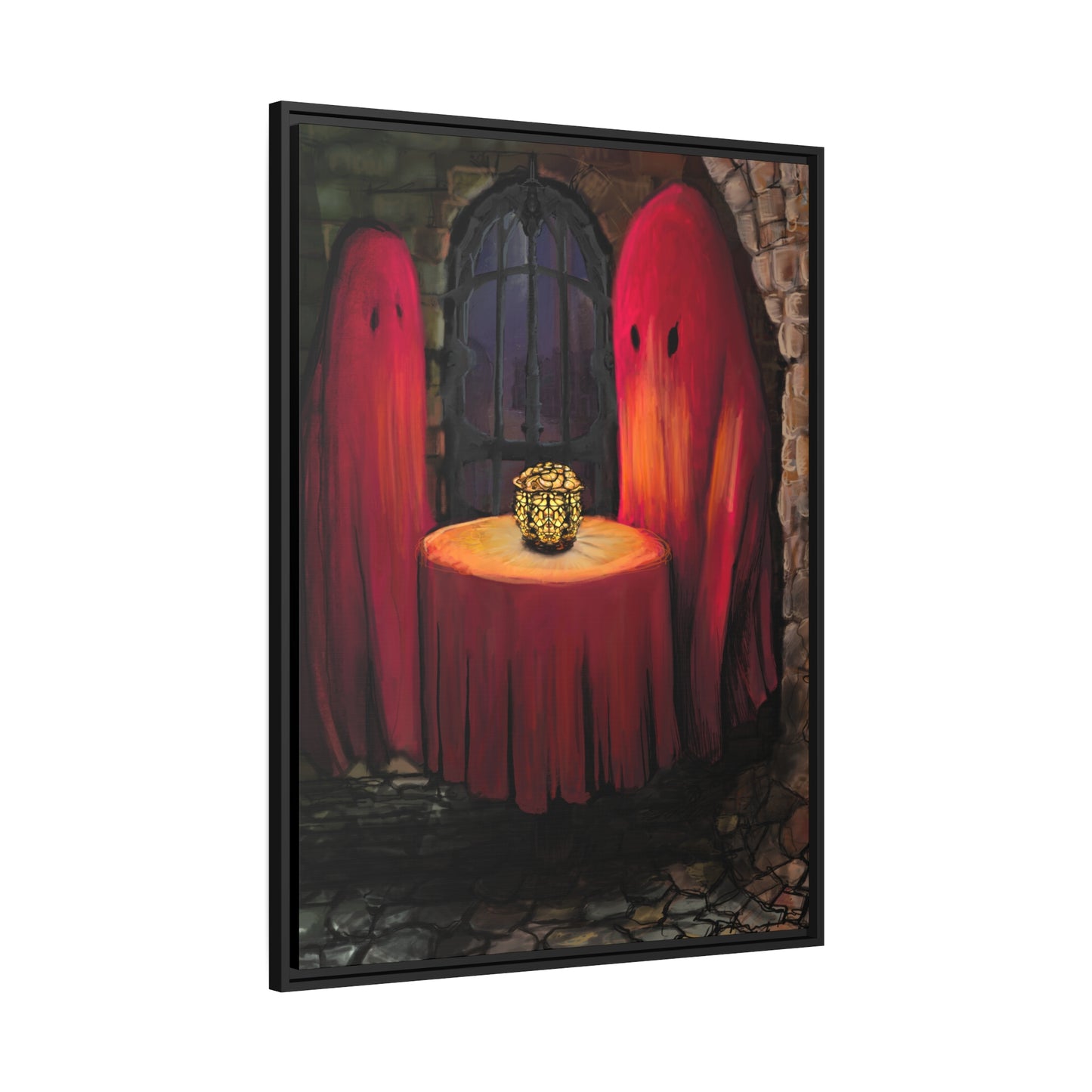 Date Night on Matte Canvas with Black Frame