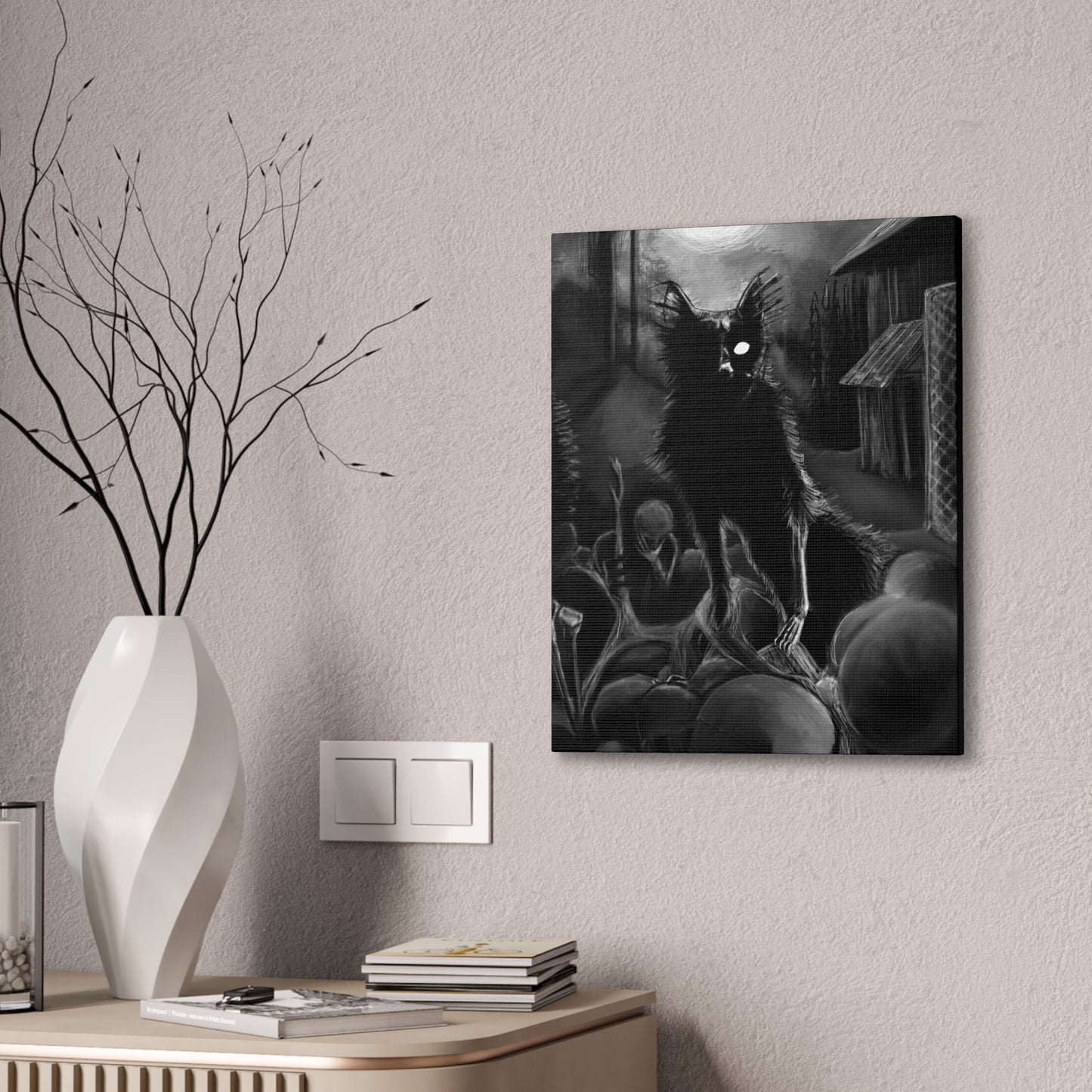 Accursed Canvas Stretched, 0.75"