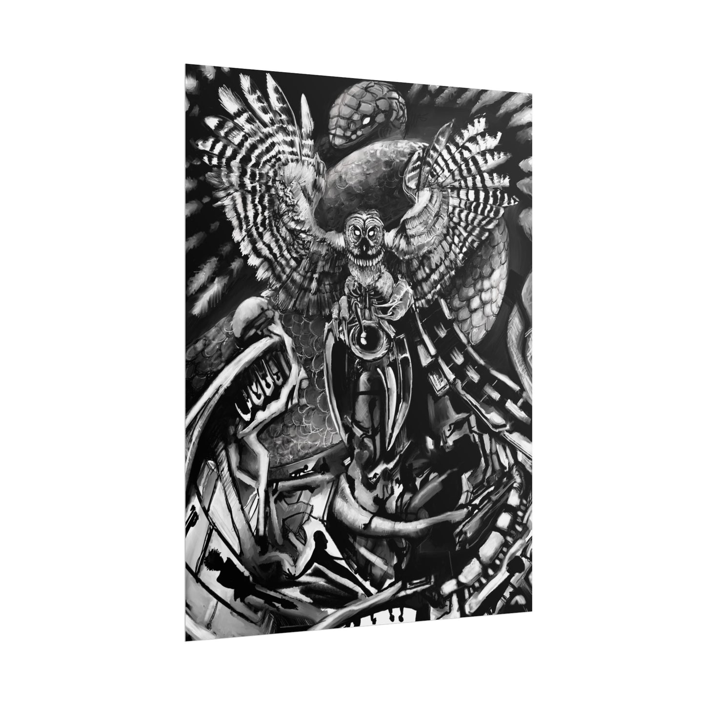 Shadows in a Dreamscape Rolled Poster