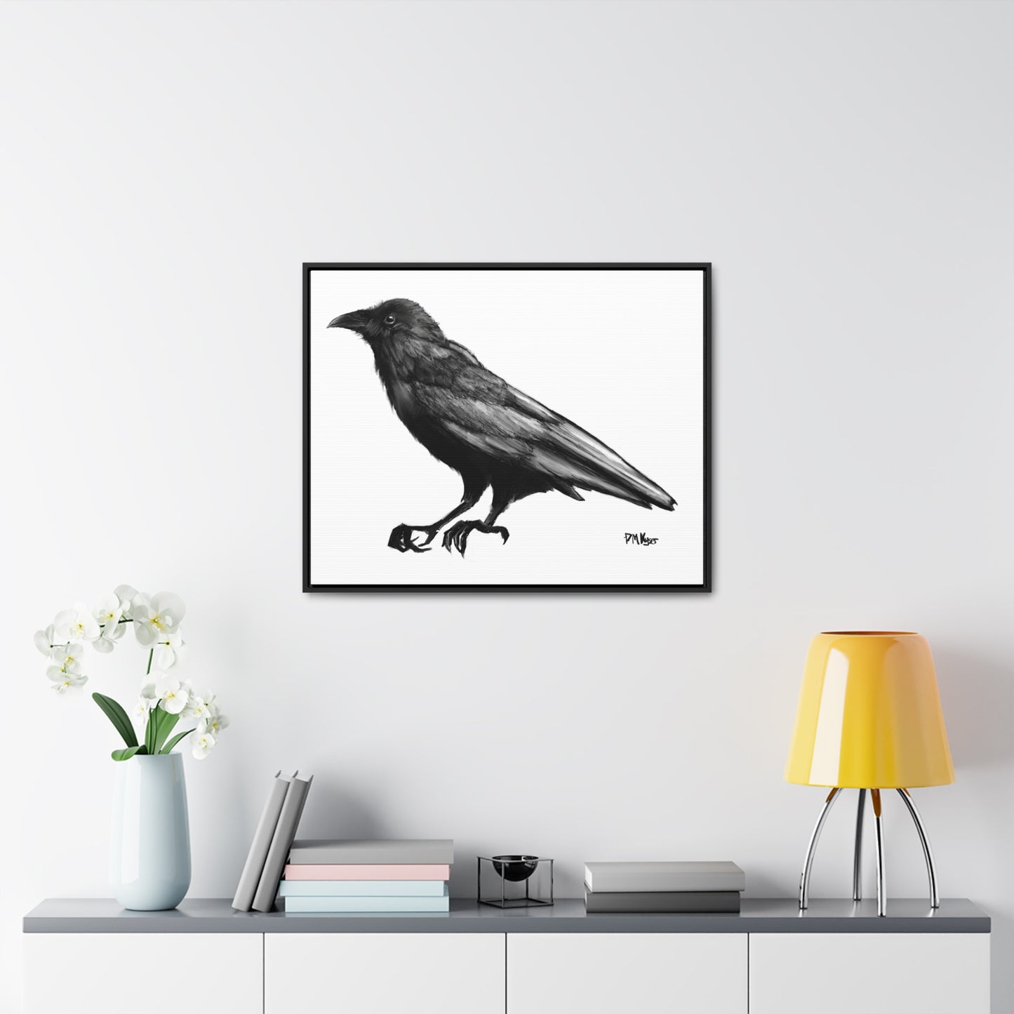 Raven Gallery Canvas Wrap, Horizontal Frame