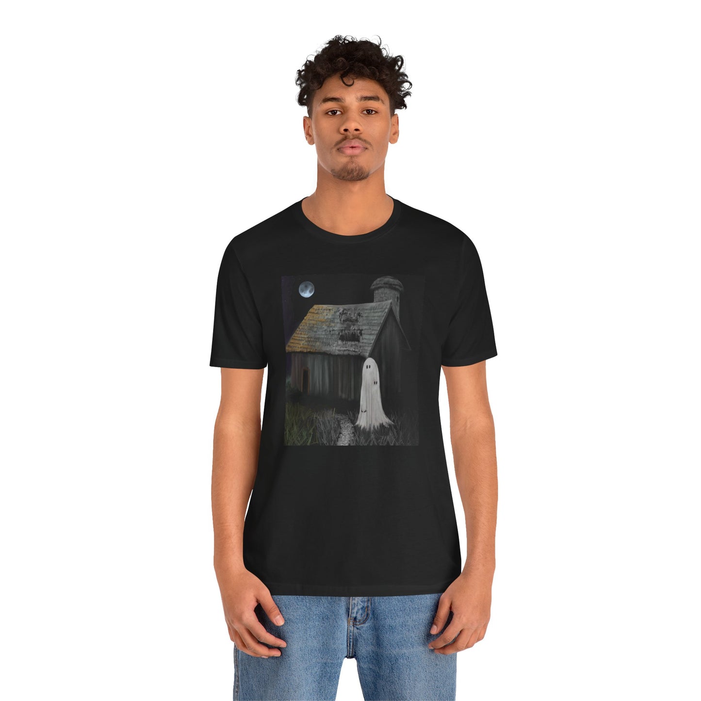 Haunted Barn Unisex Jersey Short Sleeve Tee