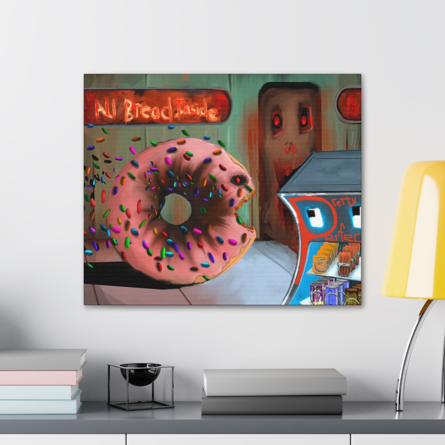 Baaad Donut! Canvas Gallery Wrap