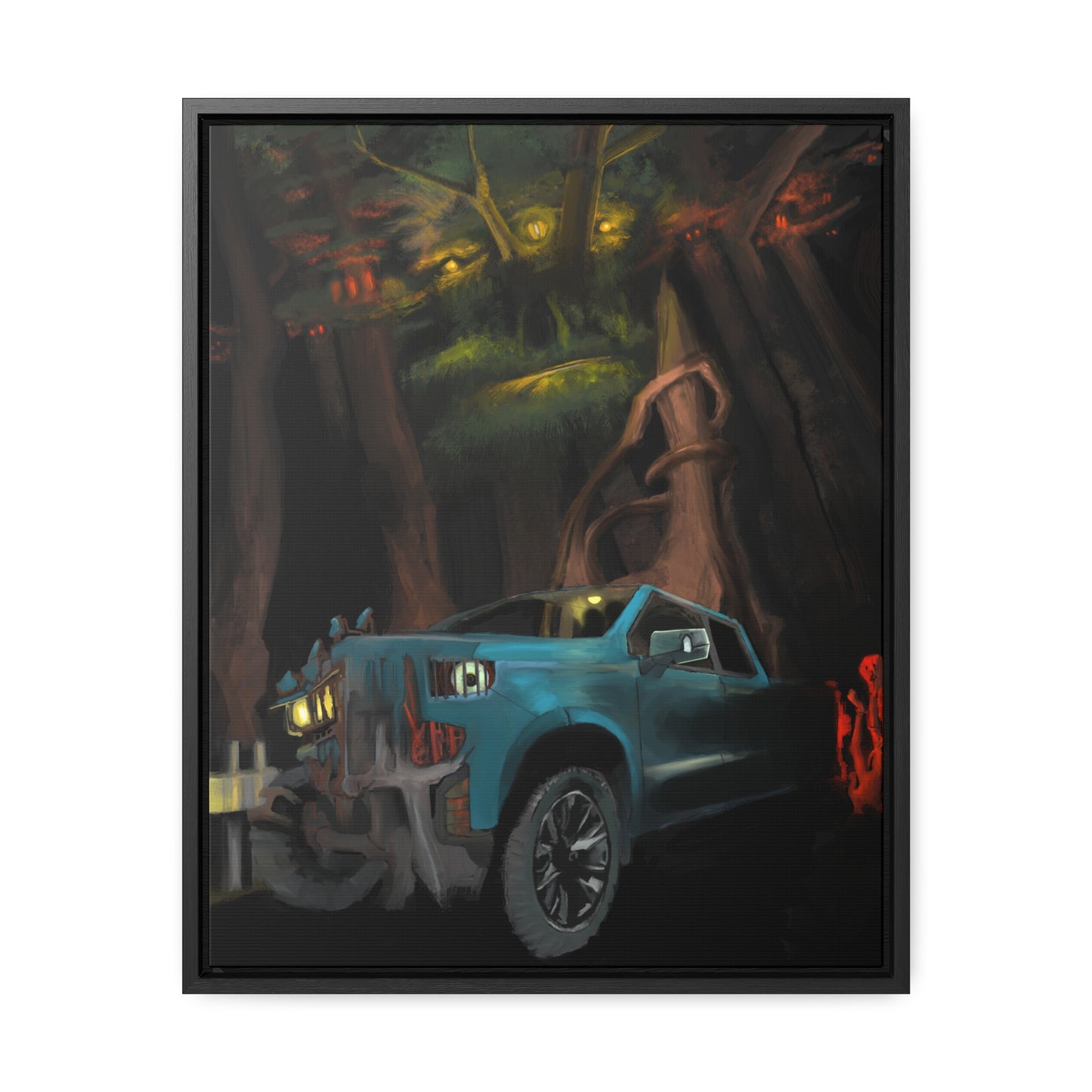 Breakdown Gallery Canvas Wrap with Vertical Frame
