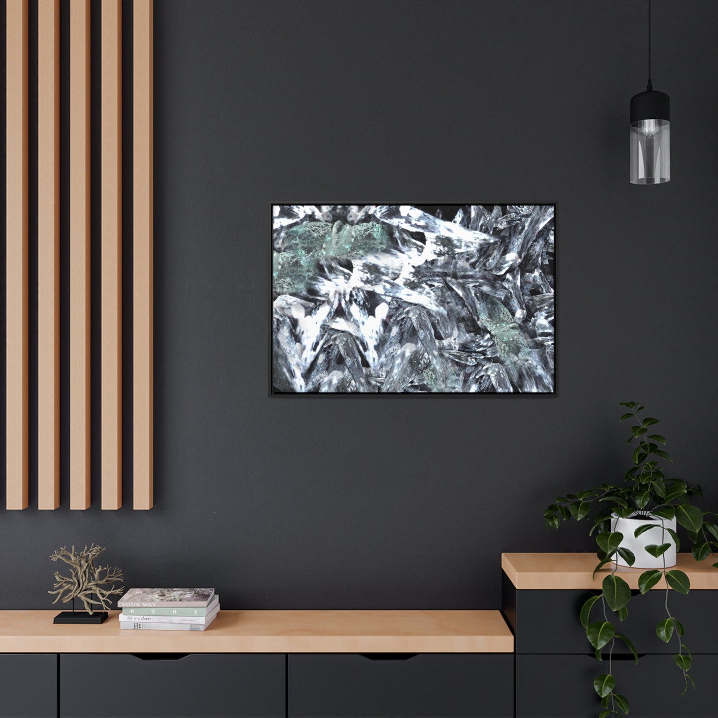 Crystallized Gallery Canvas Wraps with Horizontal Frame