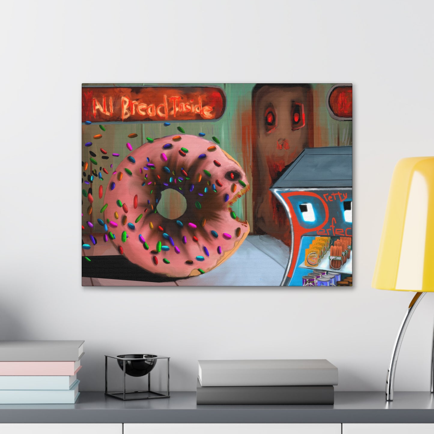 Baaad Donut! Canvas Gallery Wrap