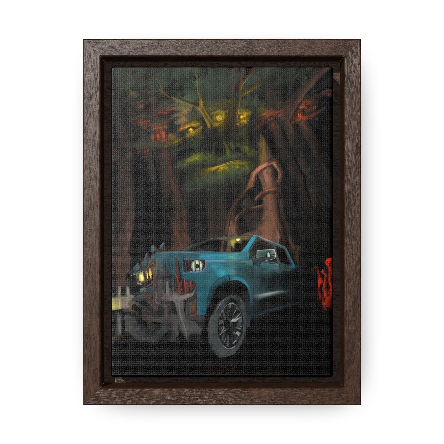 Breakdown Gallery Canvas Wrap with Vertical Frame