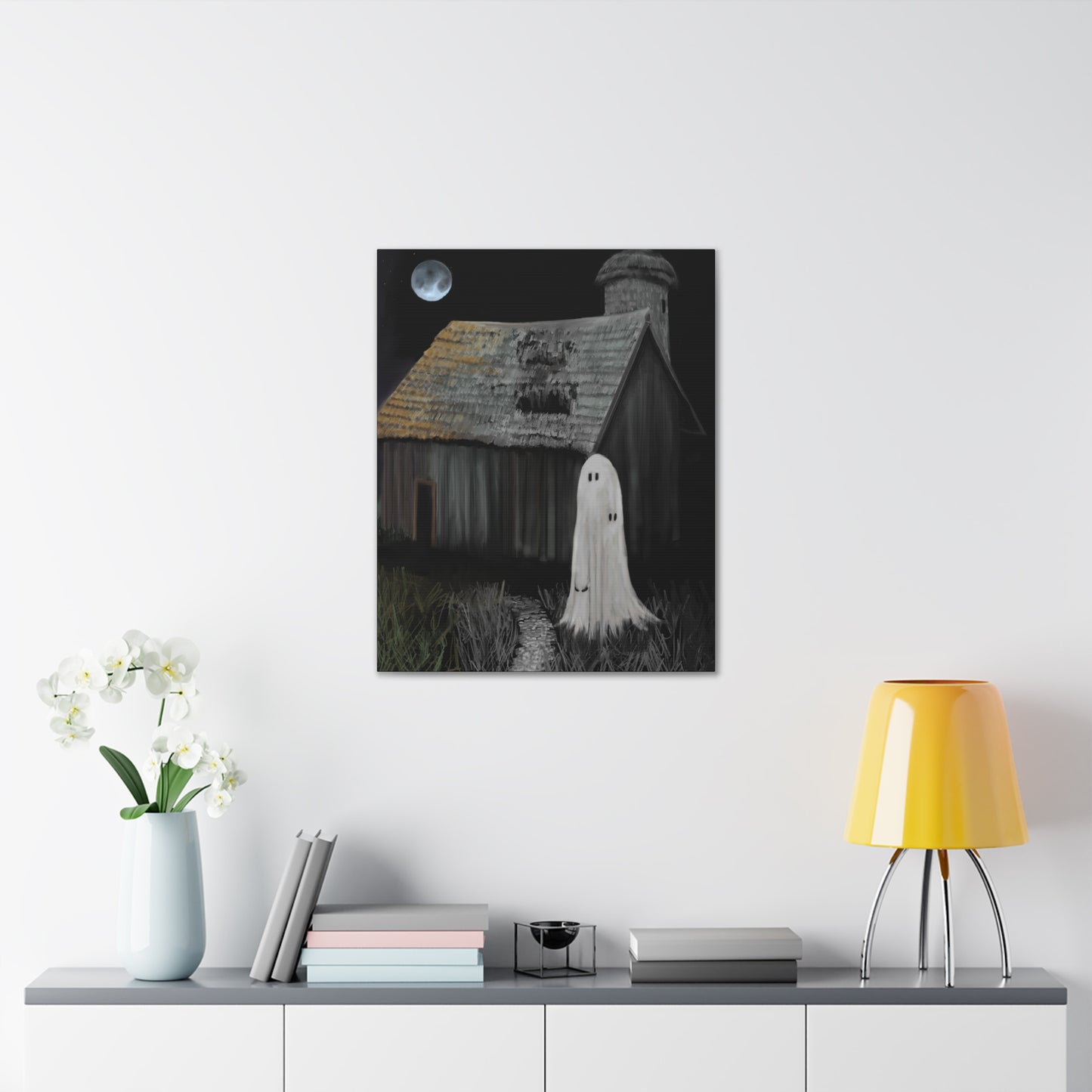 Haunted Barn Canvas Gallery Wrap