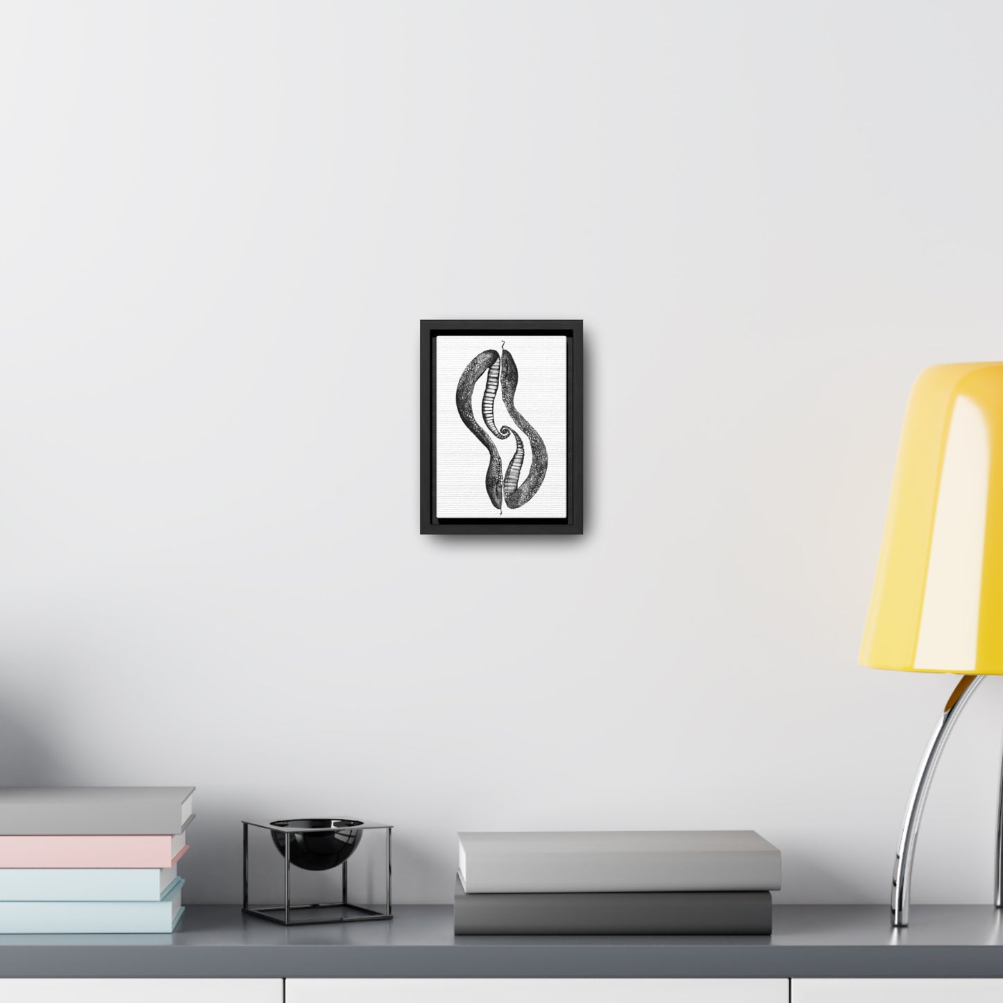 Snake Duo Gallery Canvas Wraps, Vertical Frame