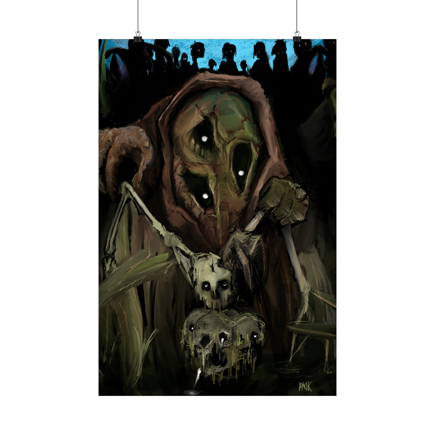 Bad Souls Become Good Puppets Matte Vertical Poster