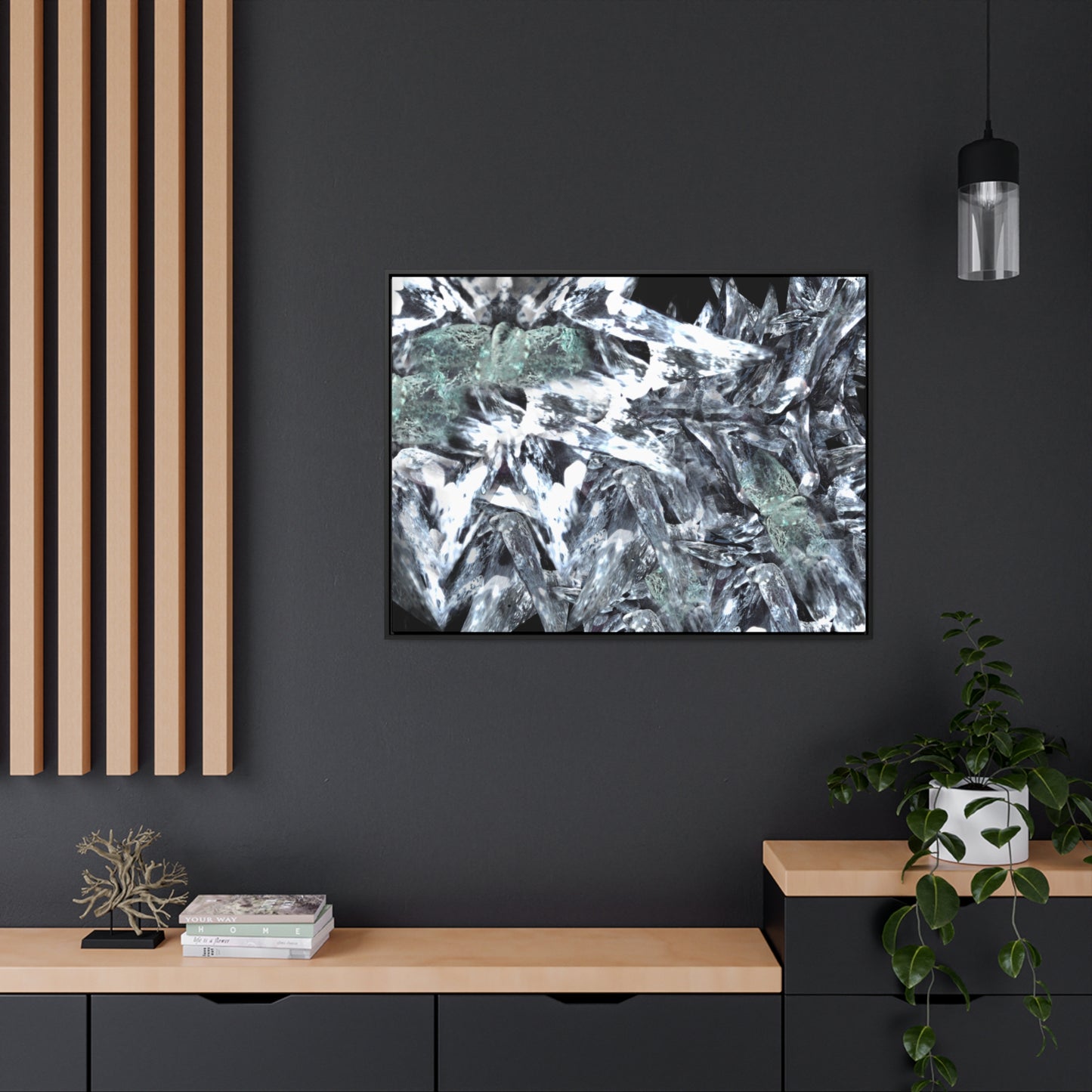 Crystallized Gallery Canvas Wraps with Horizontal Frame