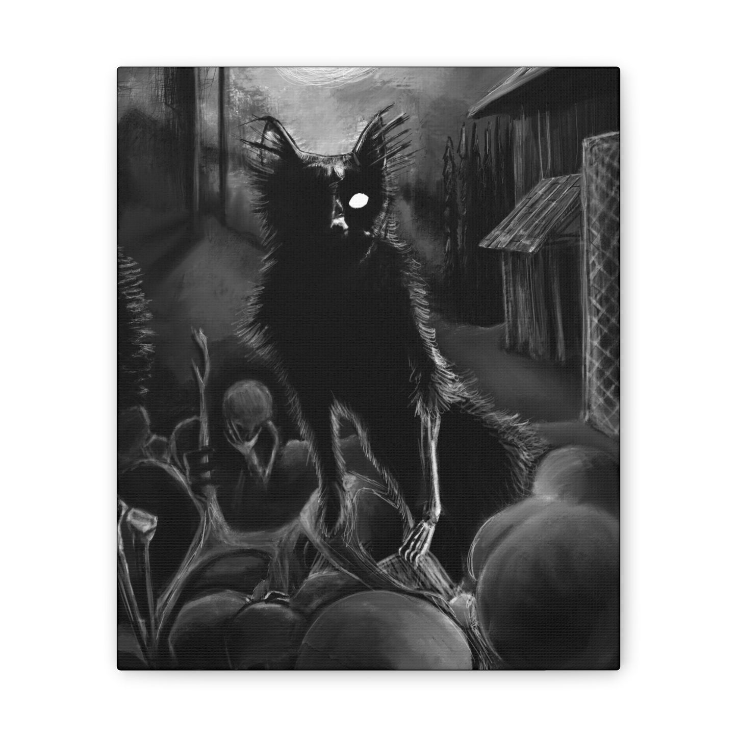 Accursed Canvas Stretched, 0.75"