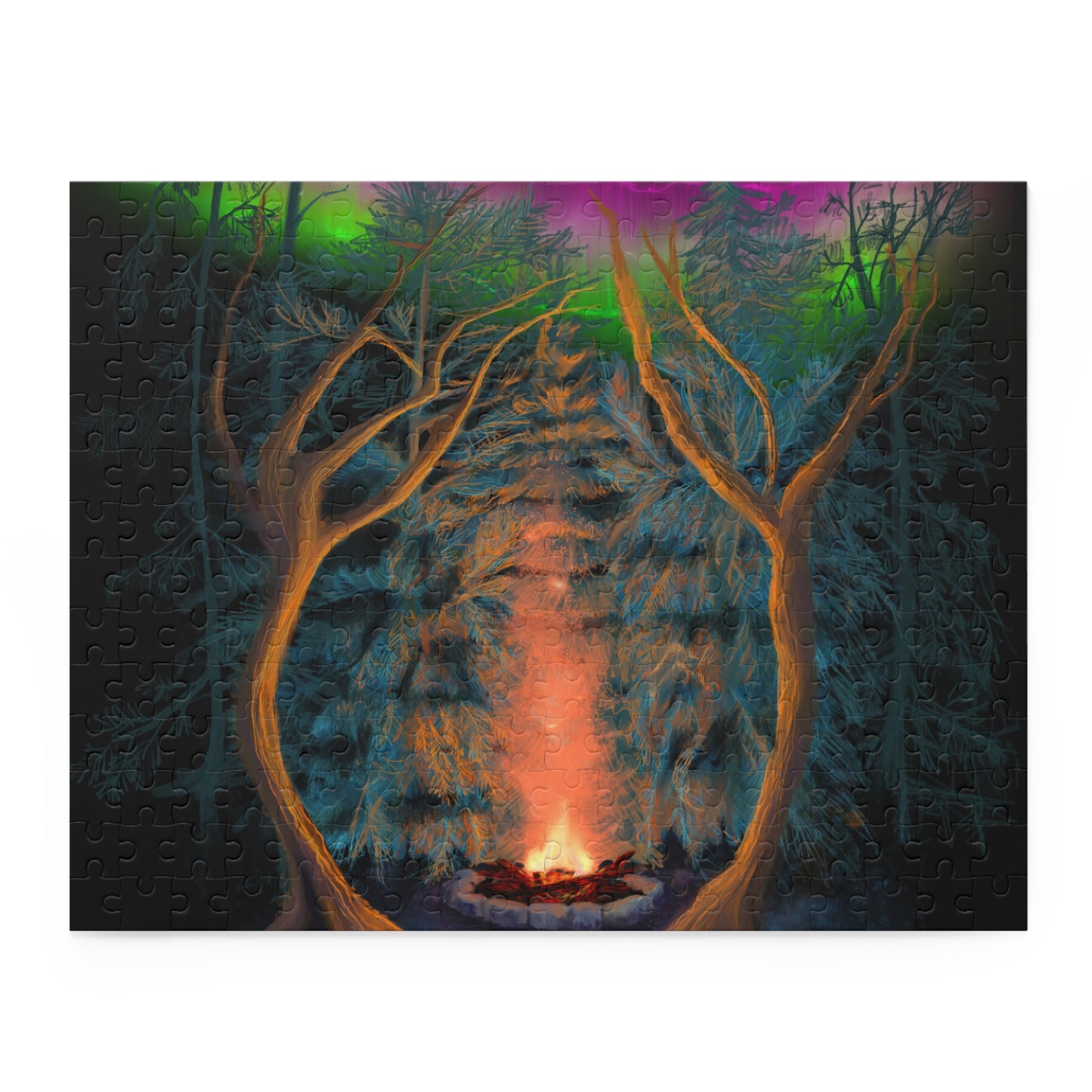 Northwoods Campfire Puzzle (120, 252, 500-Piece)