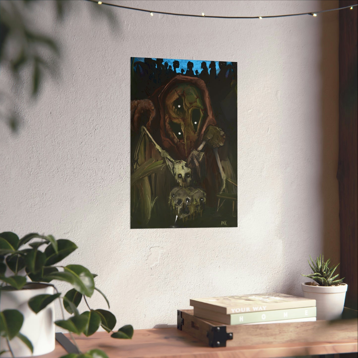 Bad Souls Become Good Puppets Matte Vertical Poster
