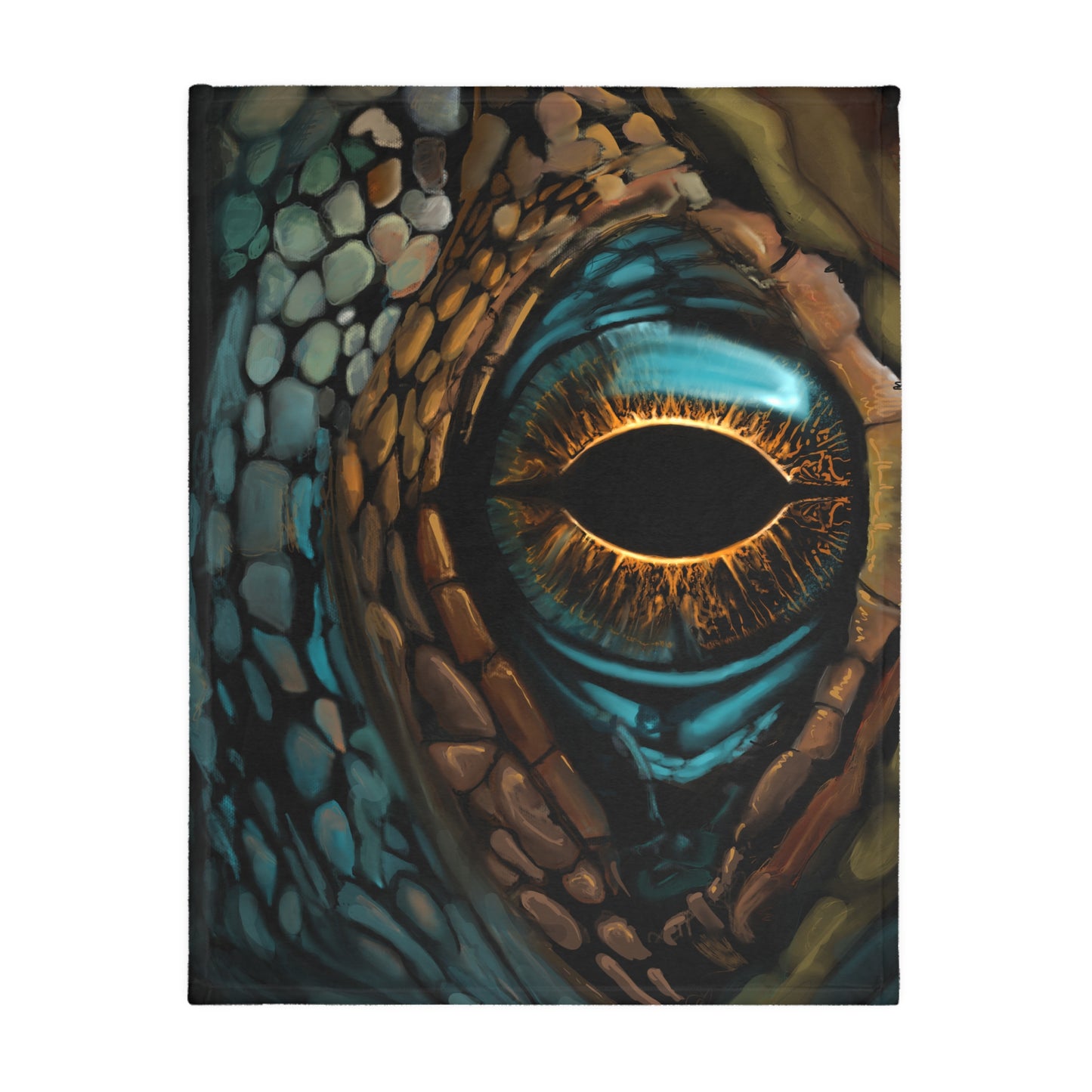 Ancient Eye Velveteen Minky Blanket (Two-sided print)
