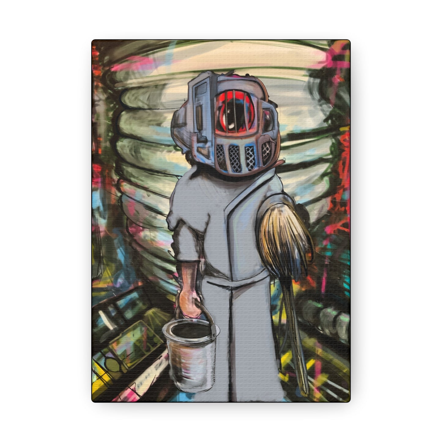Space Janitor Canvas Gallery Wrap