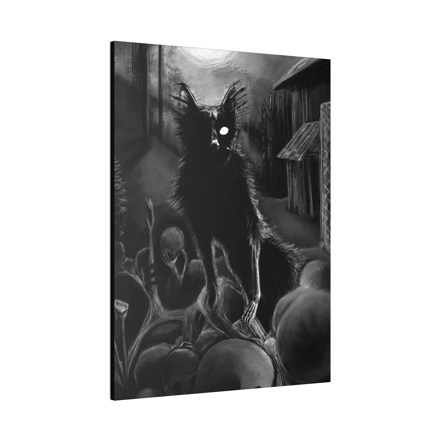 Accursed Canvas Stretched, 0.75"