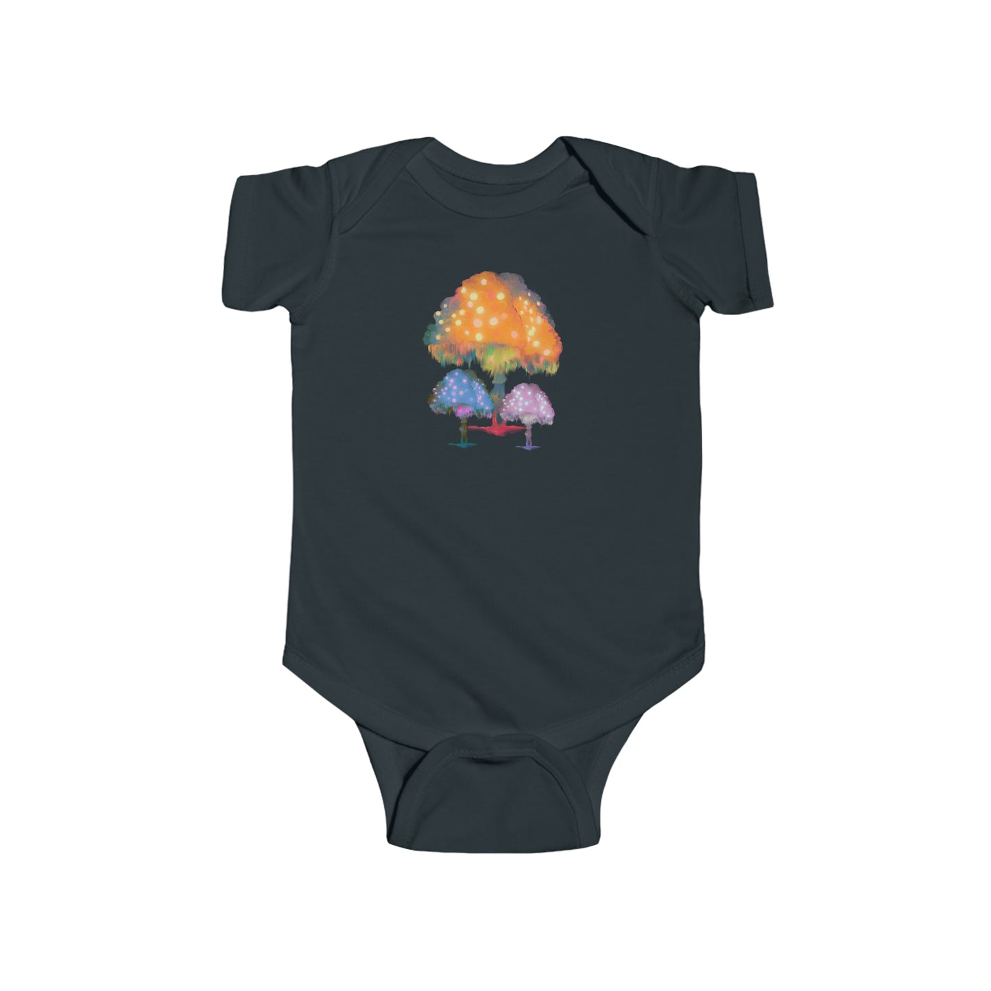Ghost Fungi Infant Fine Jersey Bodysuit