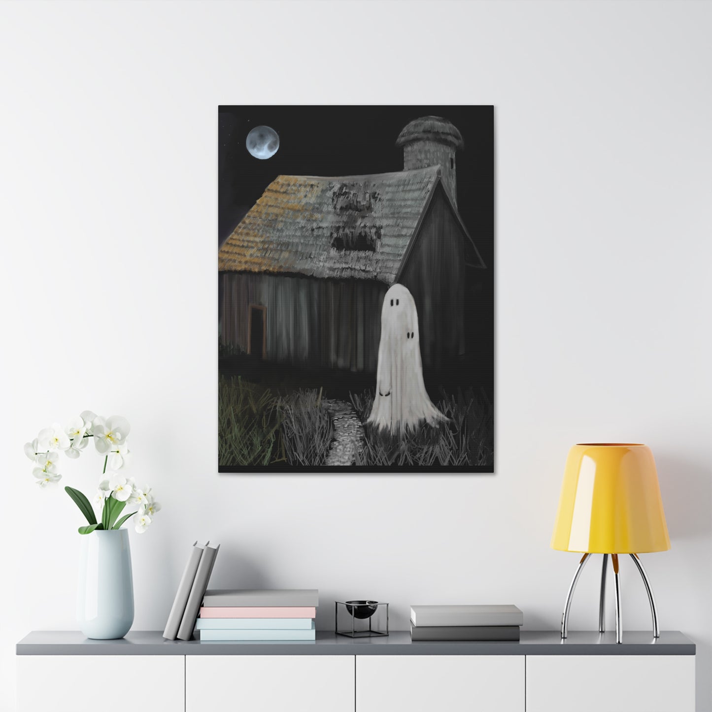 Haunted Barn Canvas Gallery Wrap