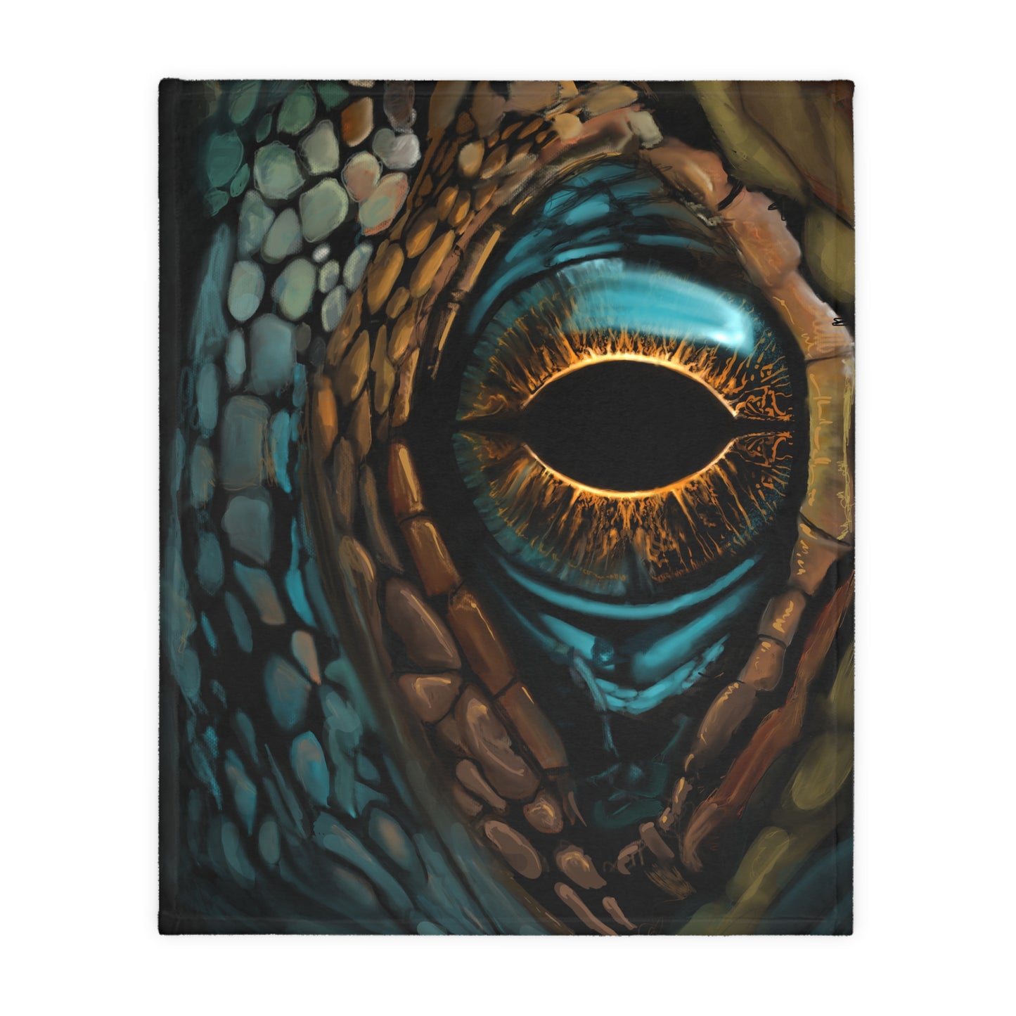 Ancient Eye Velveteen Minky Blanket (Two-sided print)