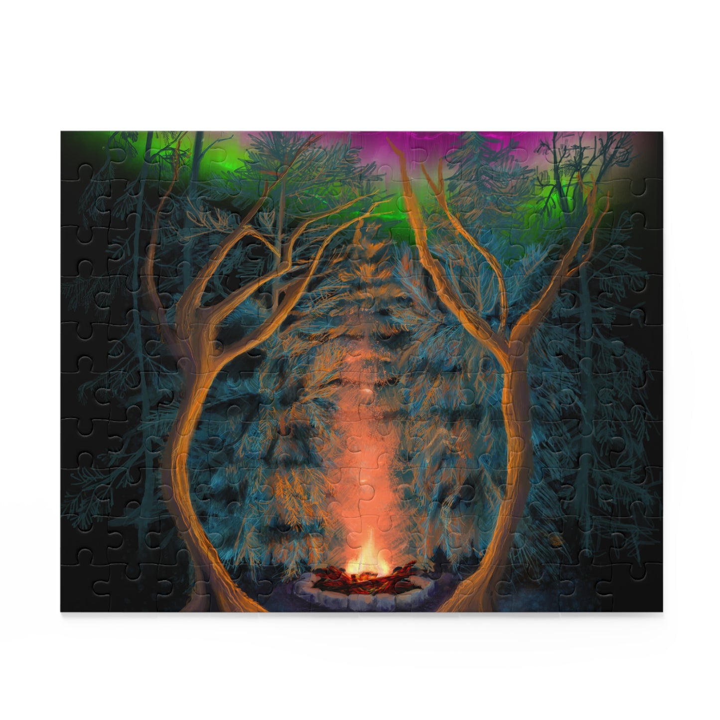 Northwoods Campfire Puzzle (120, 252, 500-Piece)