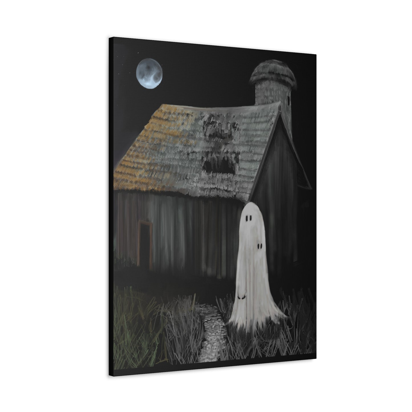 Haunted Barn Canvas Gallery Wrap