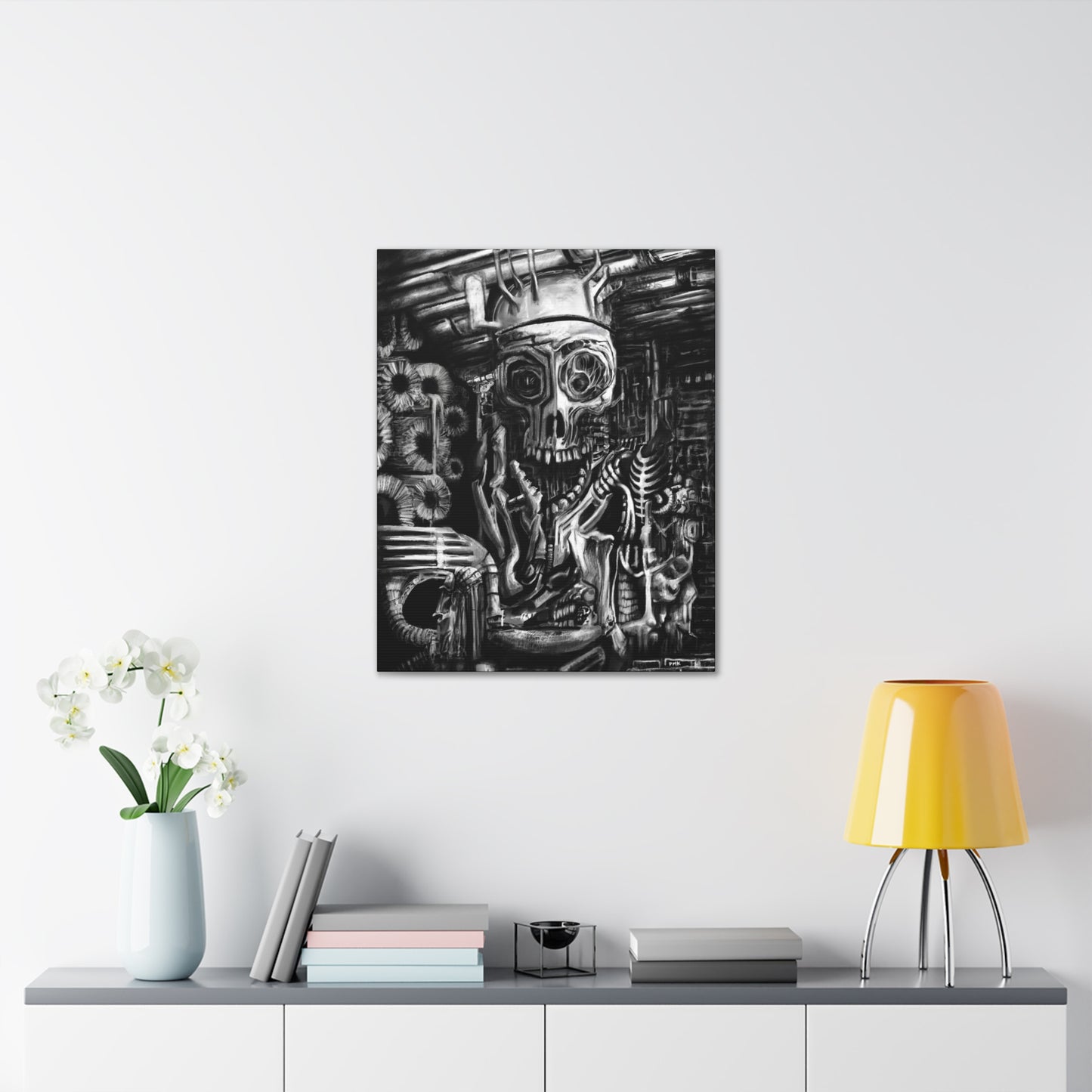 Biomechanical Mass Canvas Gallery Wrap - no Frame