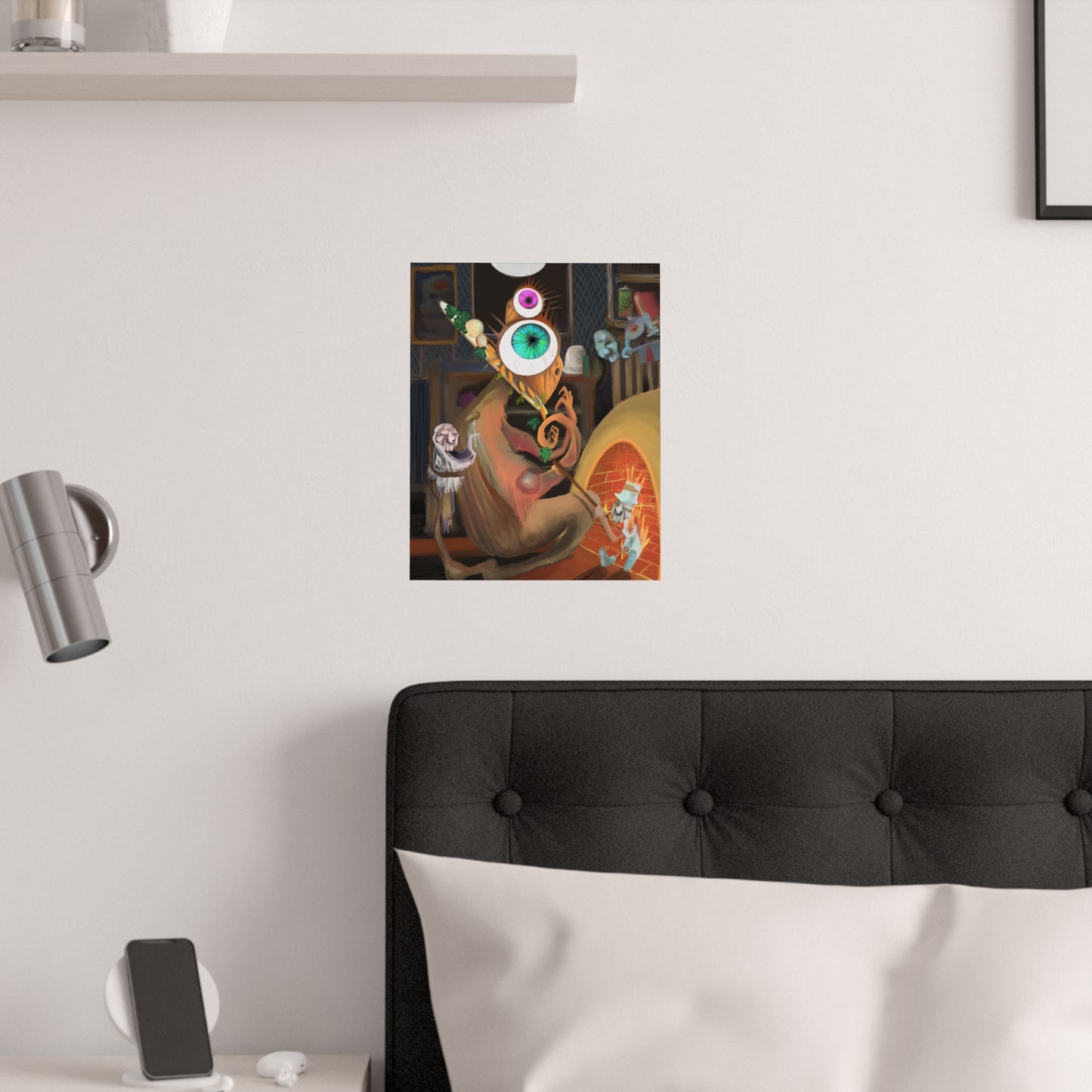 Bird Banquet Satin Poster