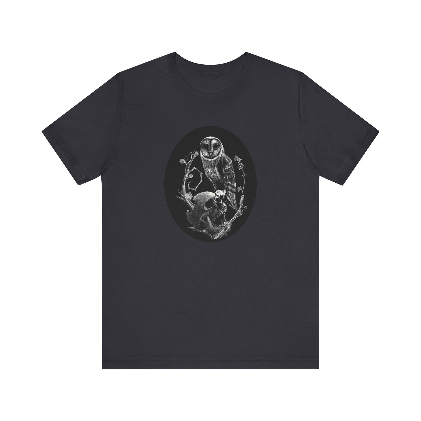 Skull and Owl Unisex Jersey Short Sleeve Tee