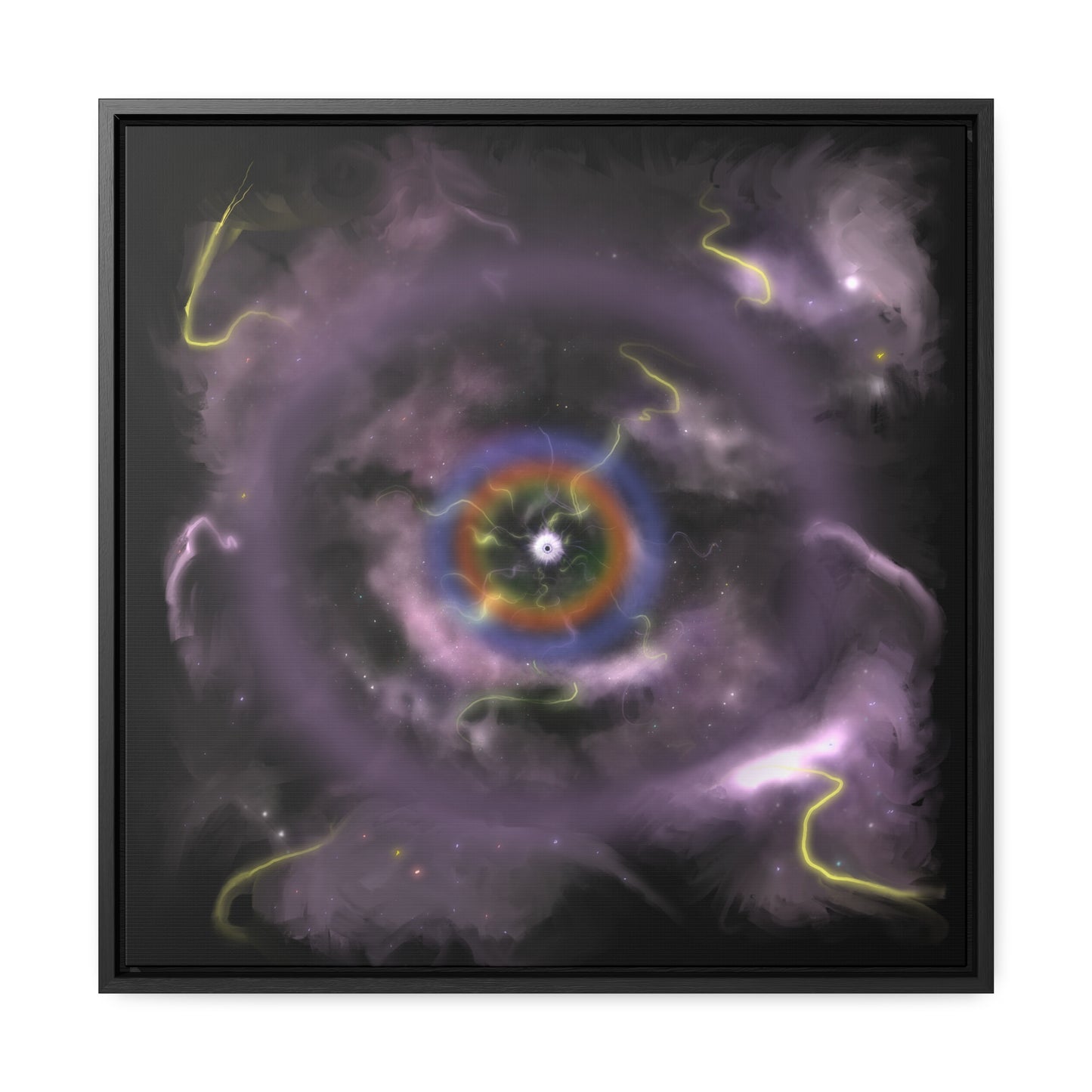 Eye of the Nebula Gallery Canvas Wrap With Square Frame