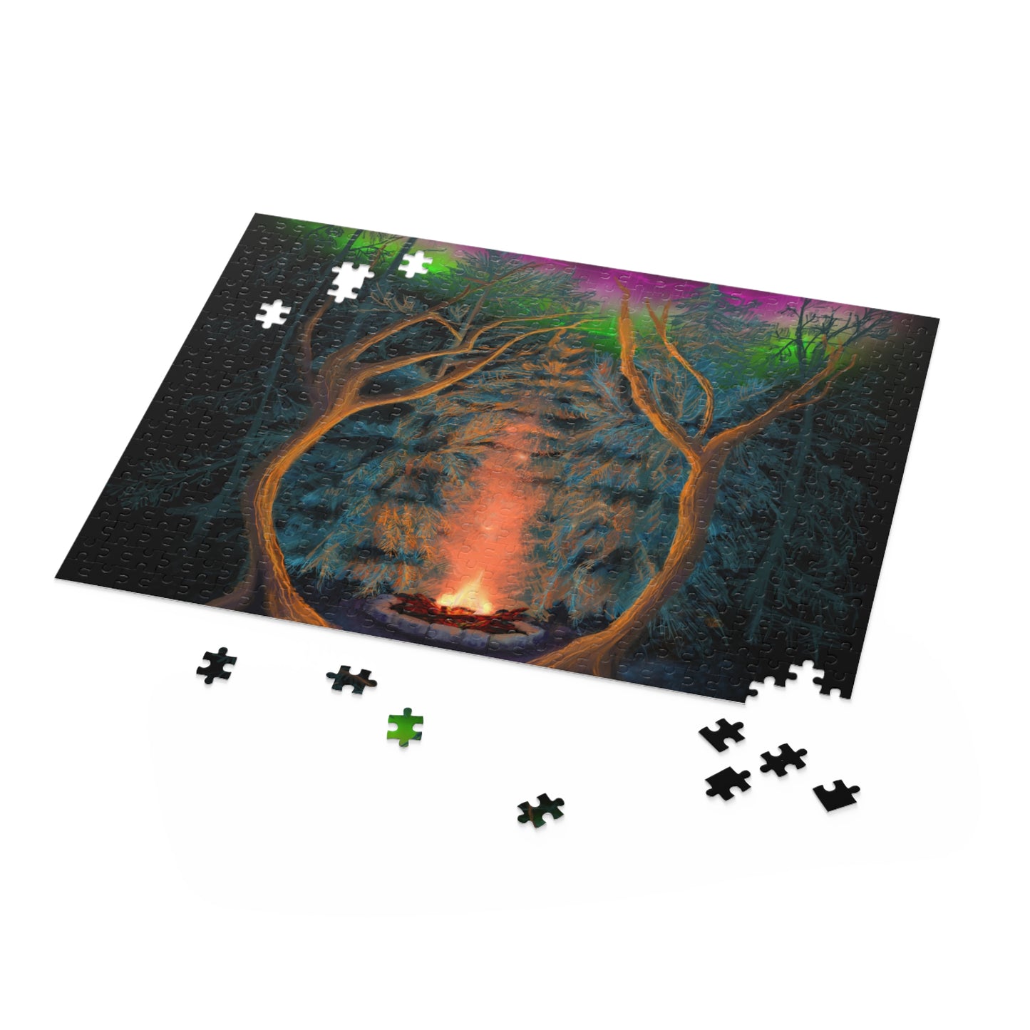 Northwoods Campfire Puzzle (120, 252, 500-Piece)