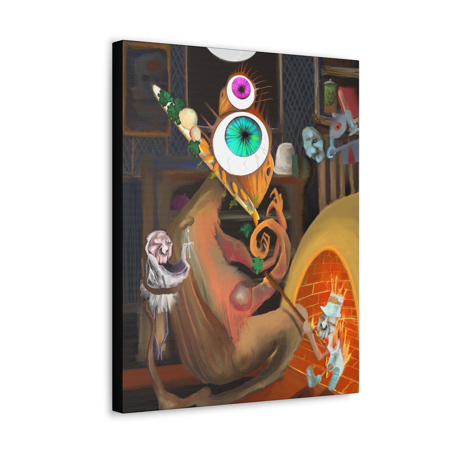 Bird Banquet Canvas Gallery Wrap