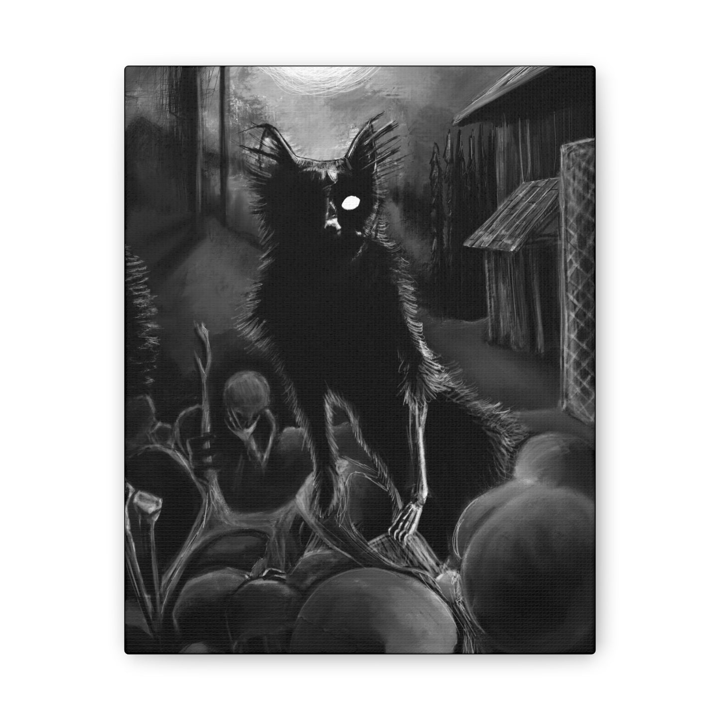 Accursed Canvas Stretched, 0.75"