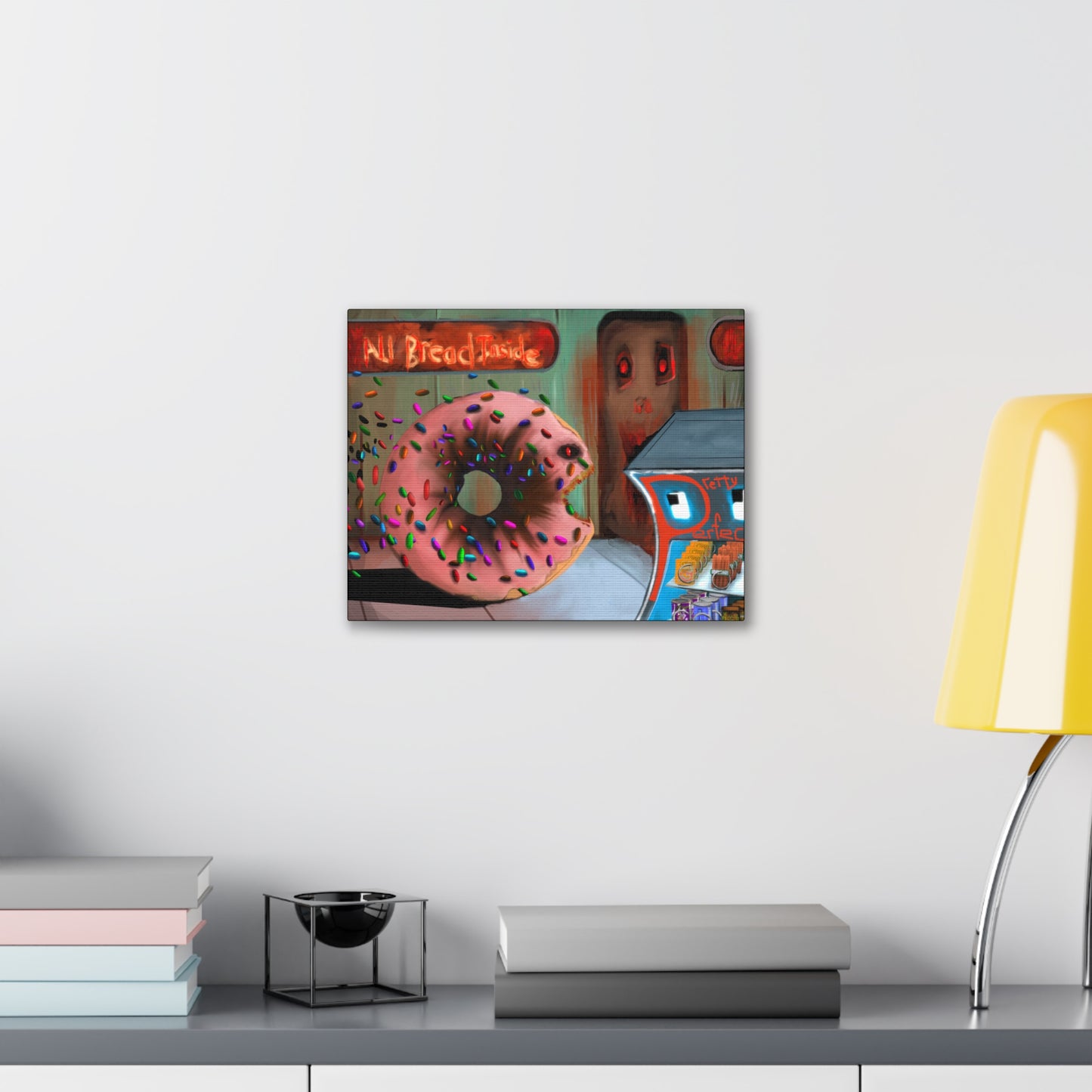 Baaad Donut! Canvas Gallery Wrap