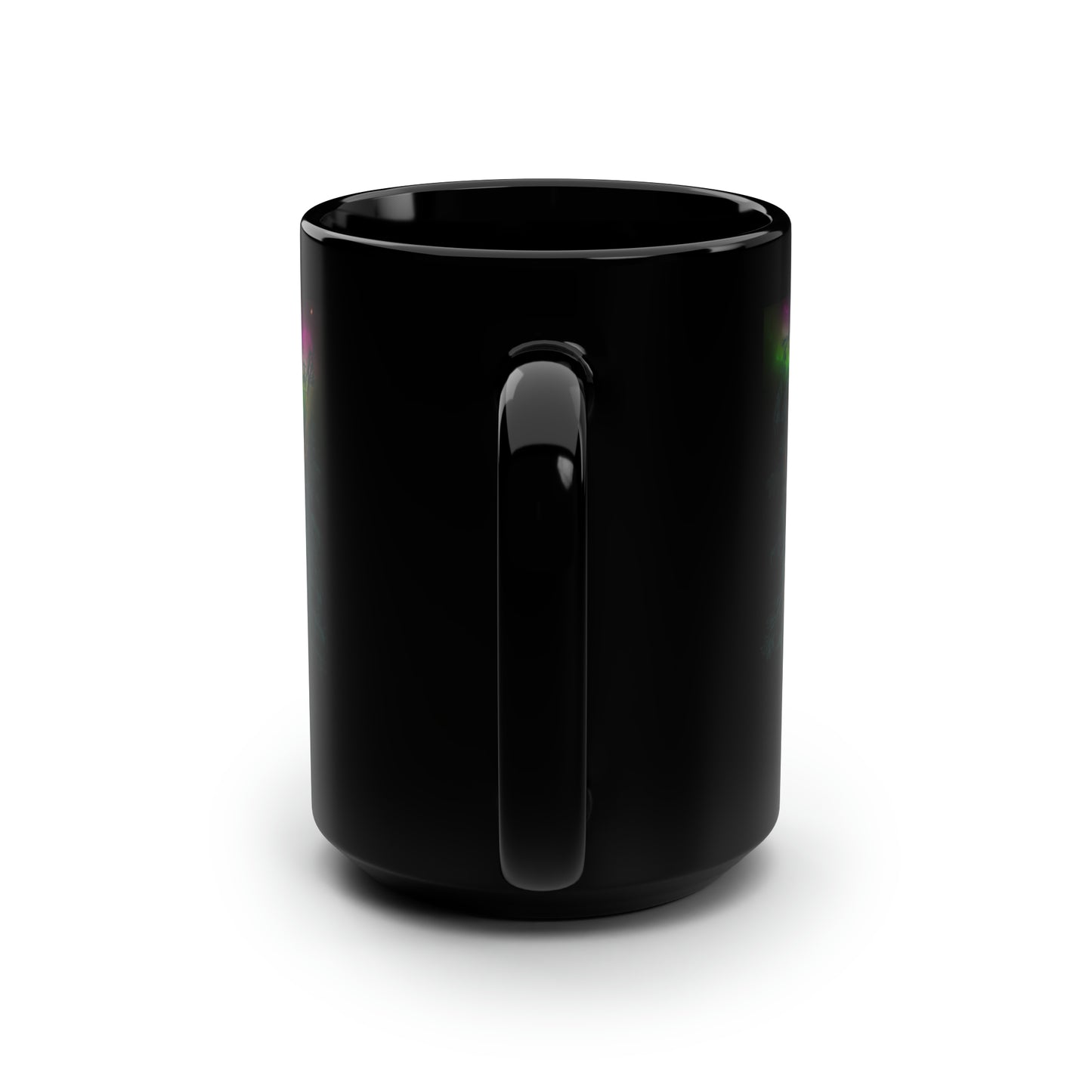 Northwoods Campfire Black Mug, 15oz