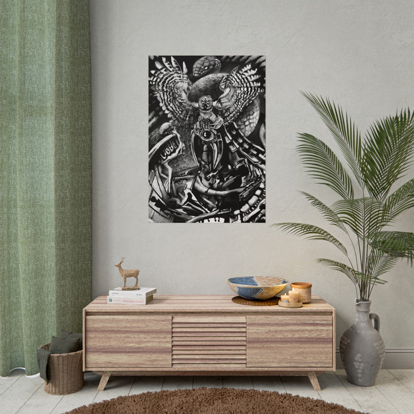 Shadows in a Dreamscape Rolled Poster