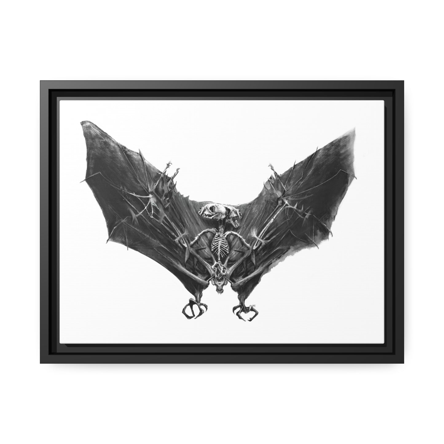 TheRemains Matte Canvas, Black Frame
