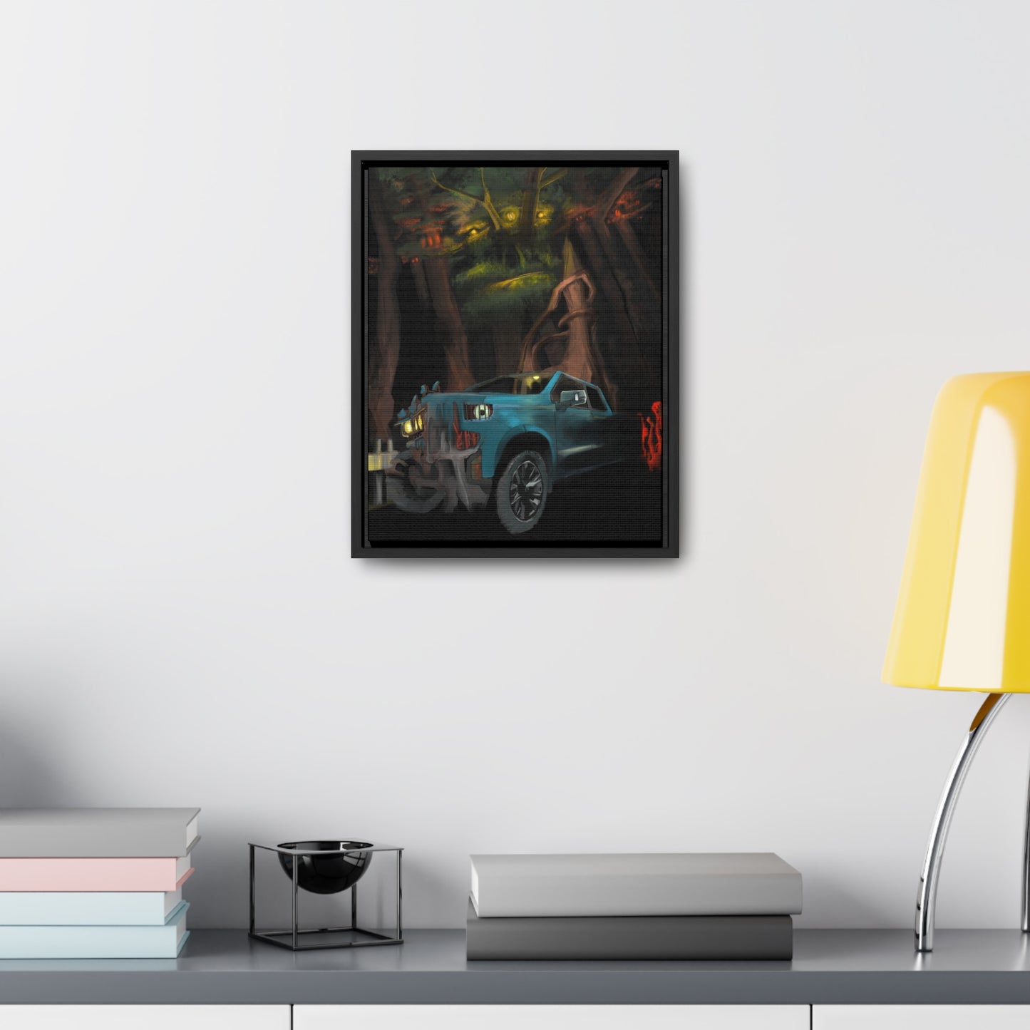 Breakdown Gallery Canvas Wrap with Vertical Frame