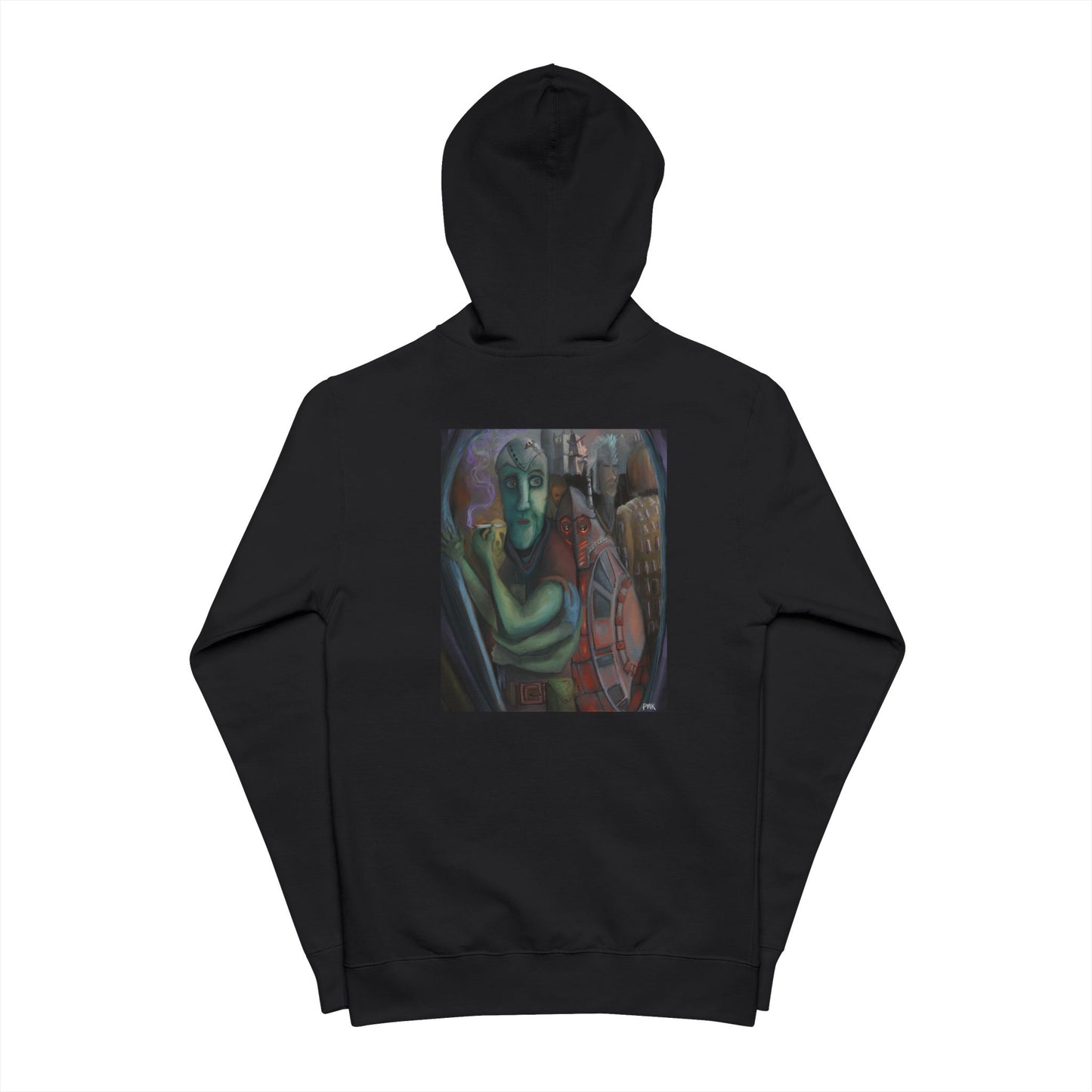 Smoke Break Unisex Fleece Zip Up Hoodie