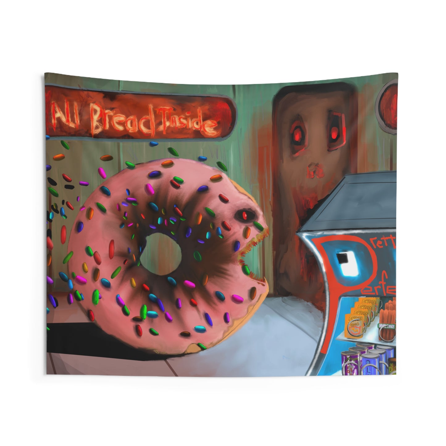 Baaad Donut! Indoor Wall Tapestry
