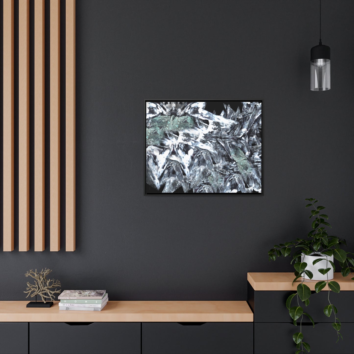 Crystallized Gallery Canvas Wraps with Horizontal Frame