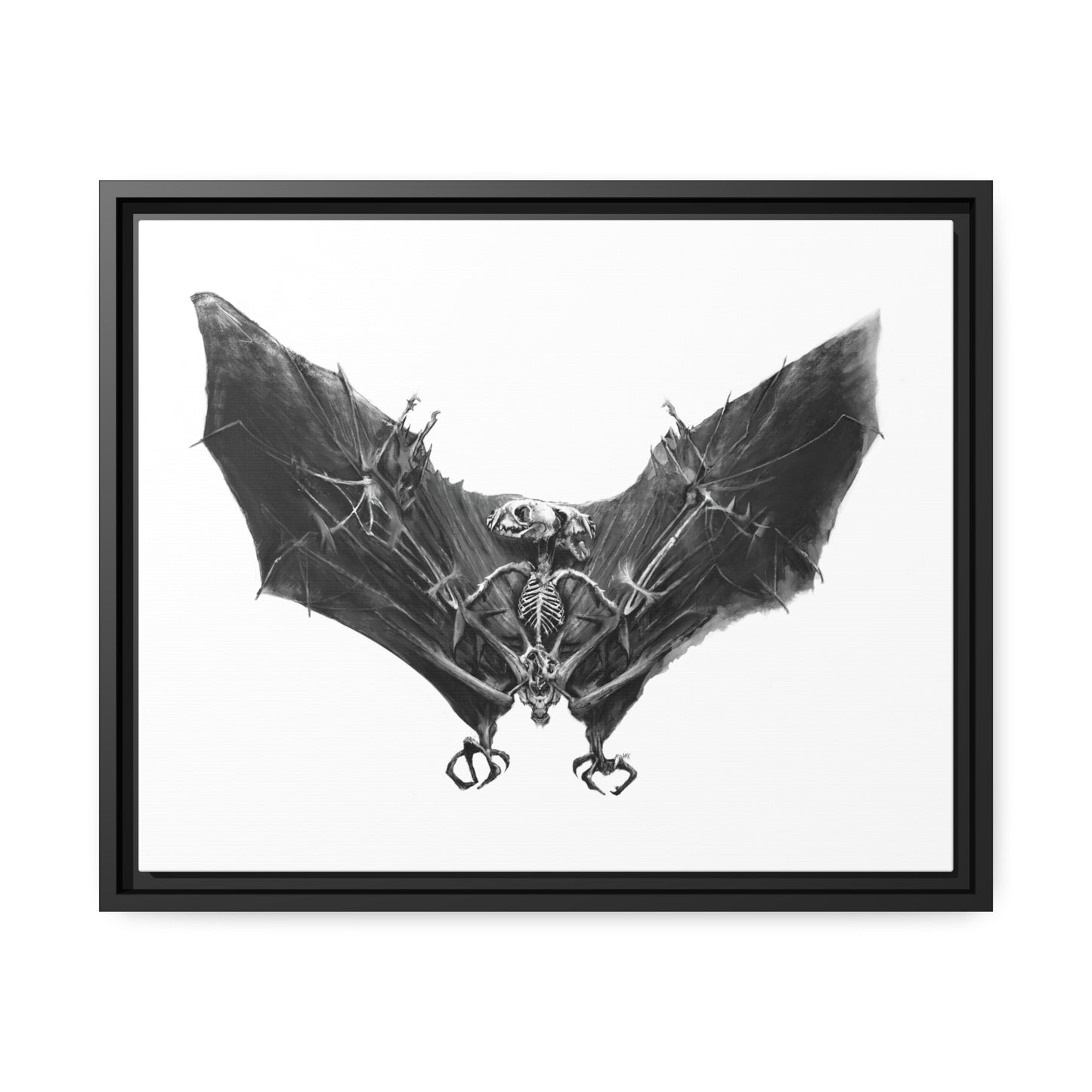 TheRemains Matte Canvas, Black Frame